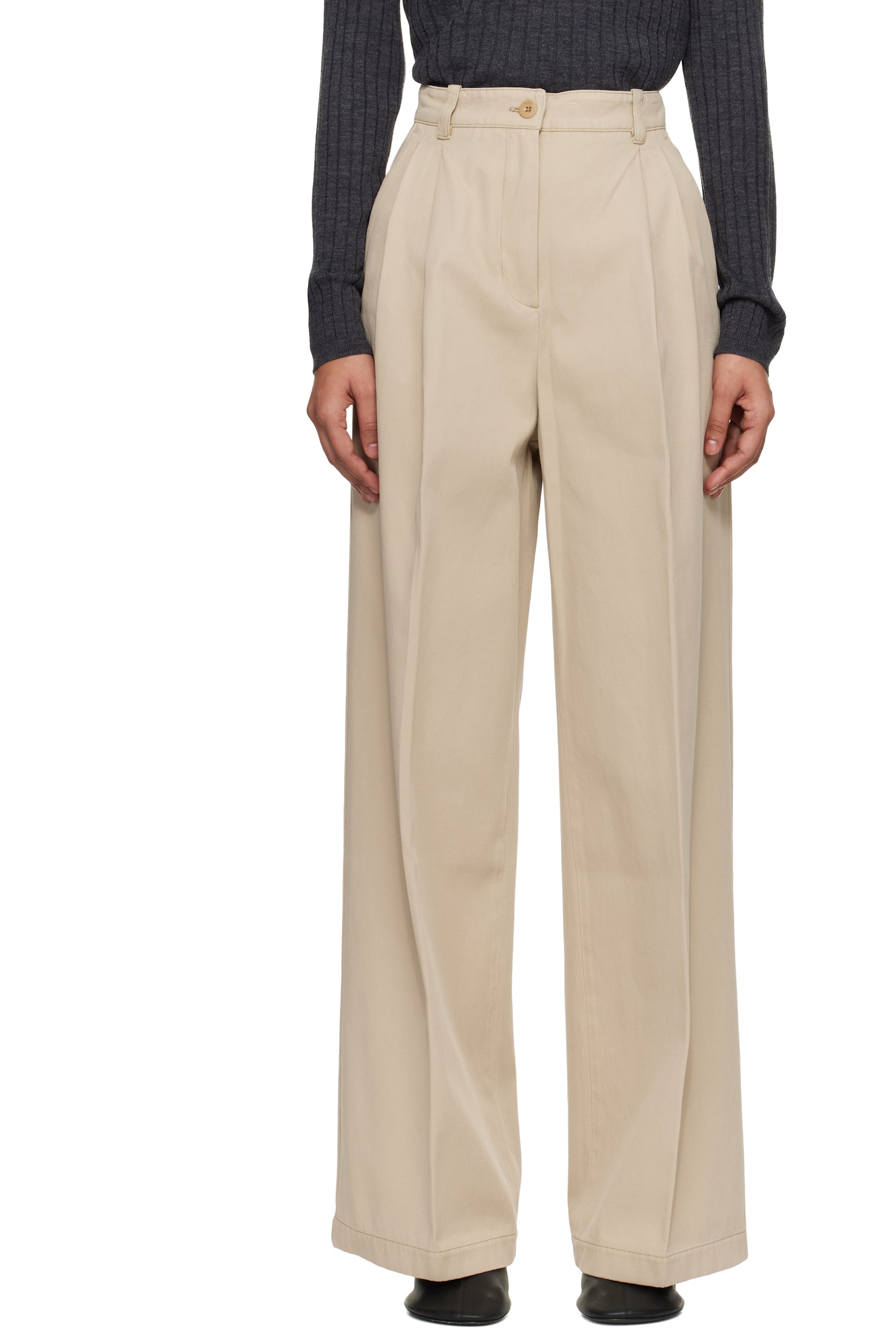A.P.C. - Beige Ginny Trousers