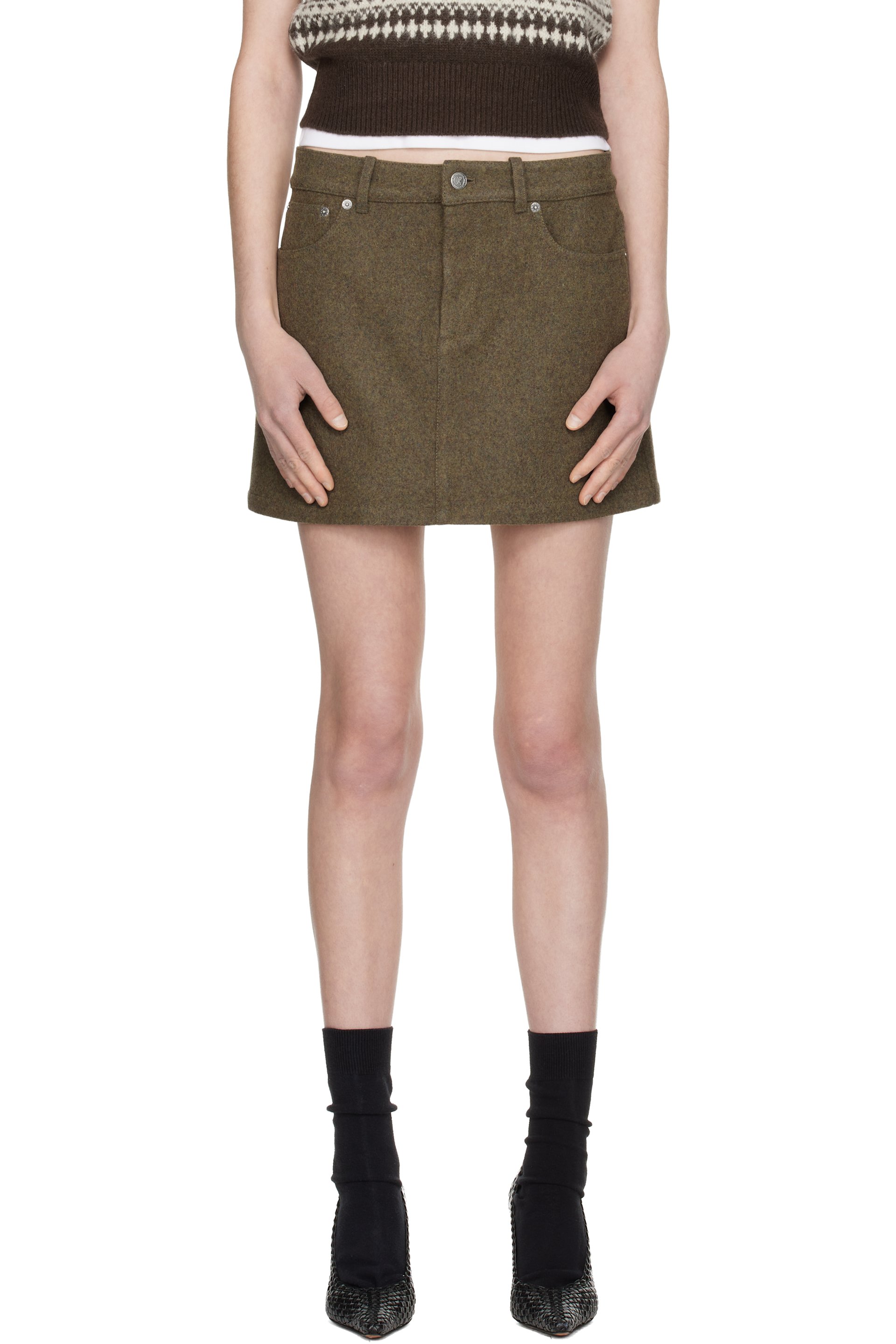 A.P.C. - Minijupe verte