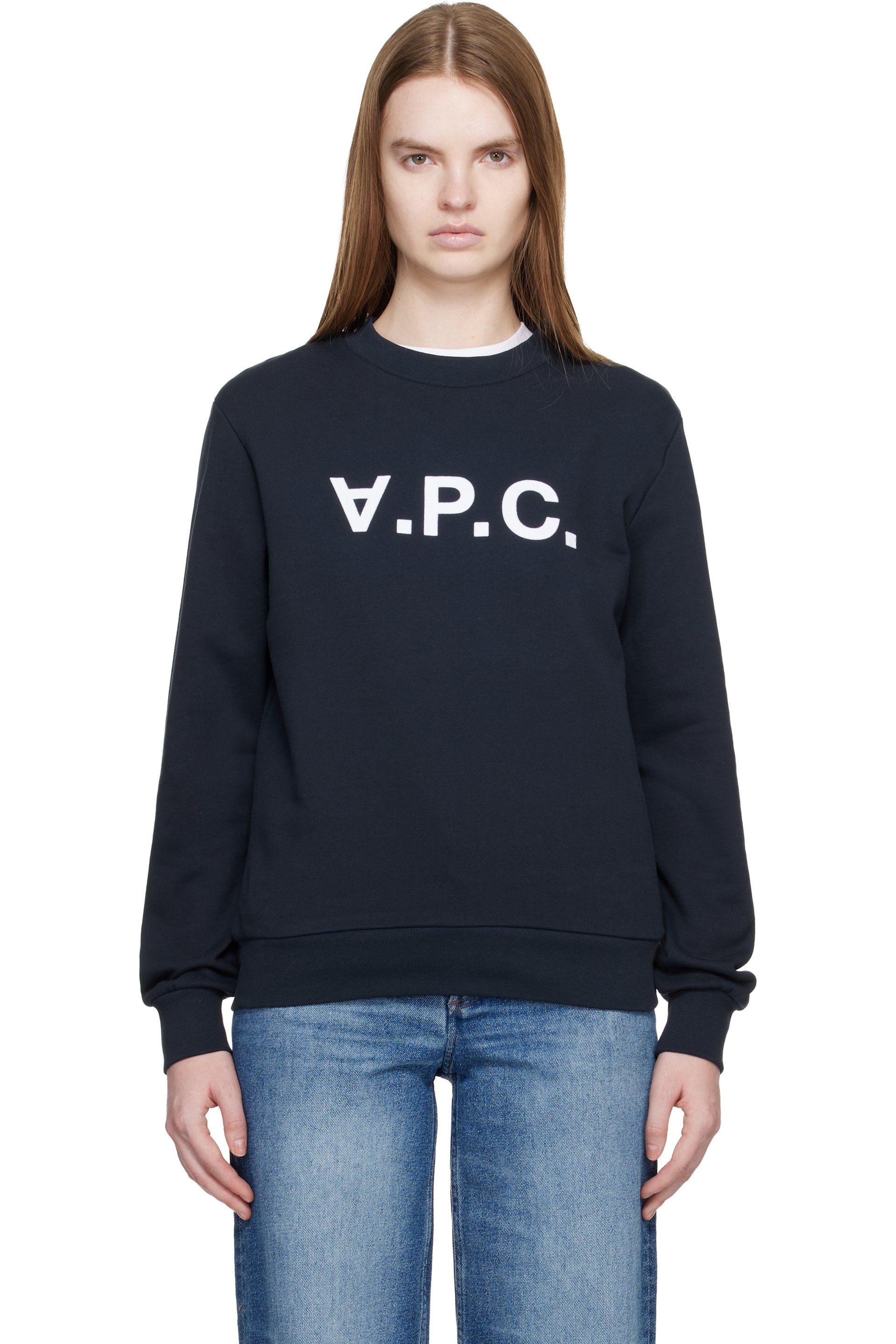 A.P.C. - Navy Standard Grand 'VPC' Sweatshirt