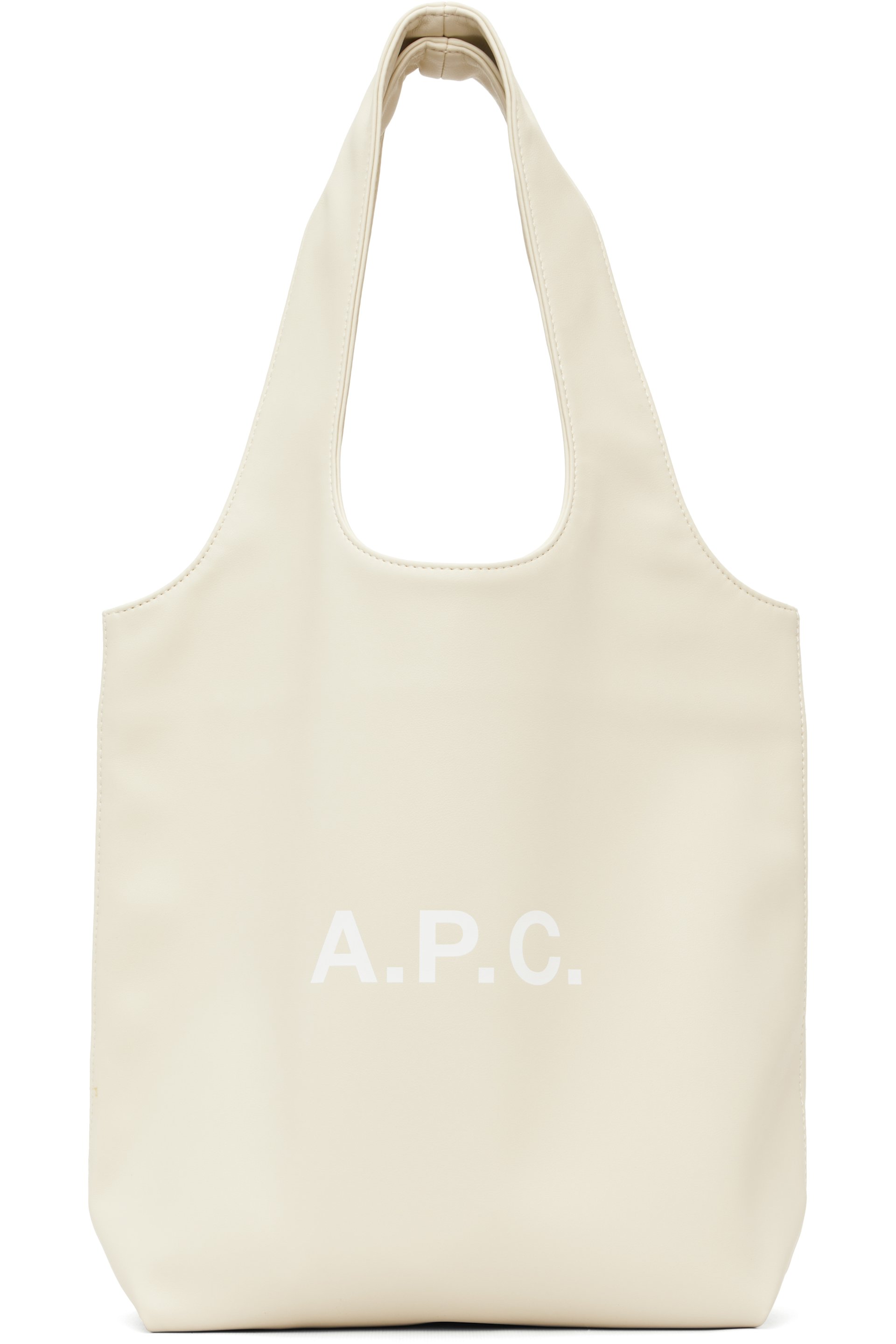 A.P.C. - Petit cabas blanc cassé - Ninon