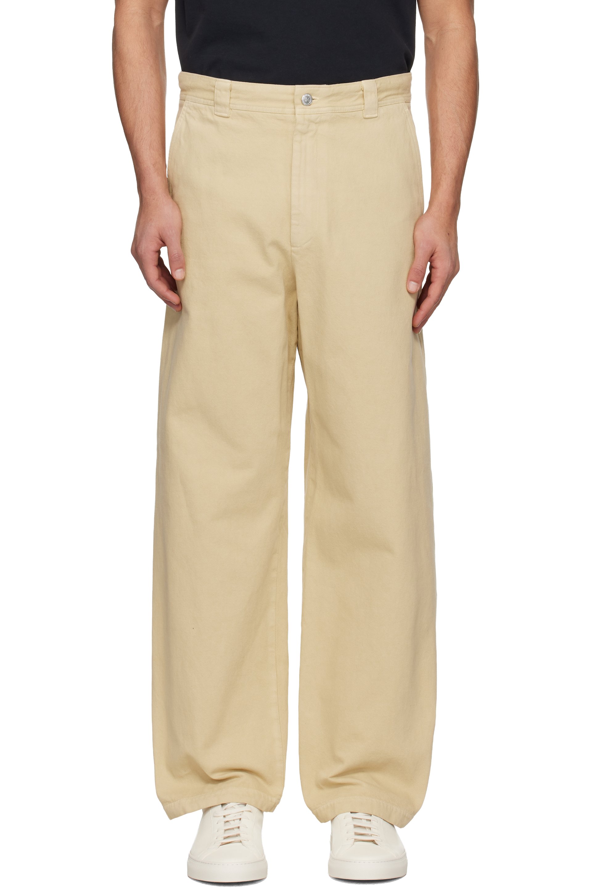 A.P.C. - Beige Chino Trousers