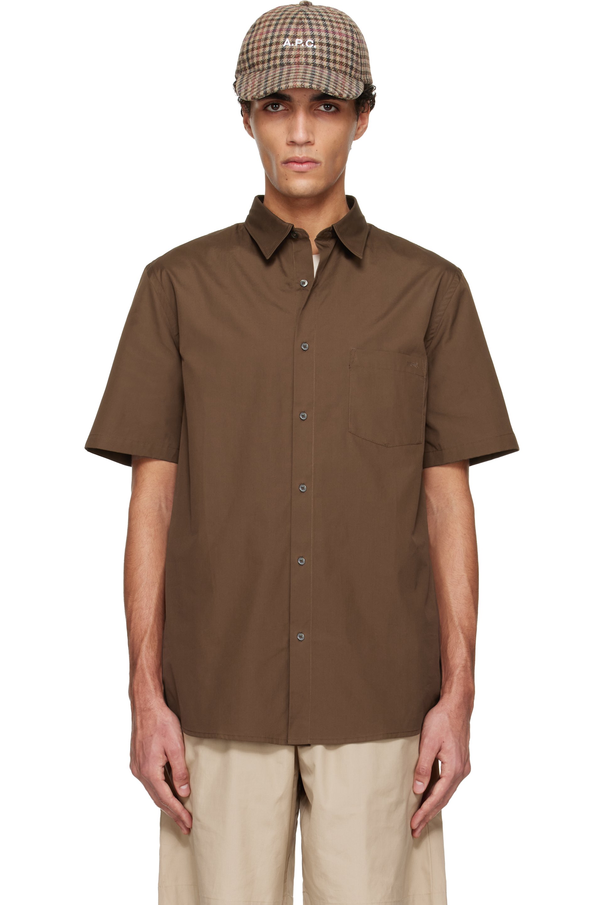 A.P.C. - Brown Bart Shirt