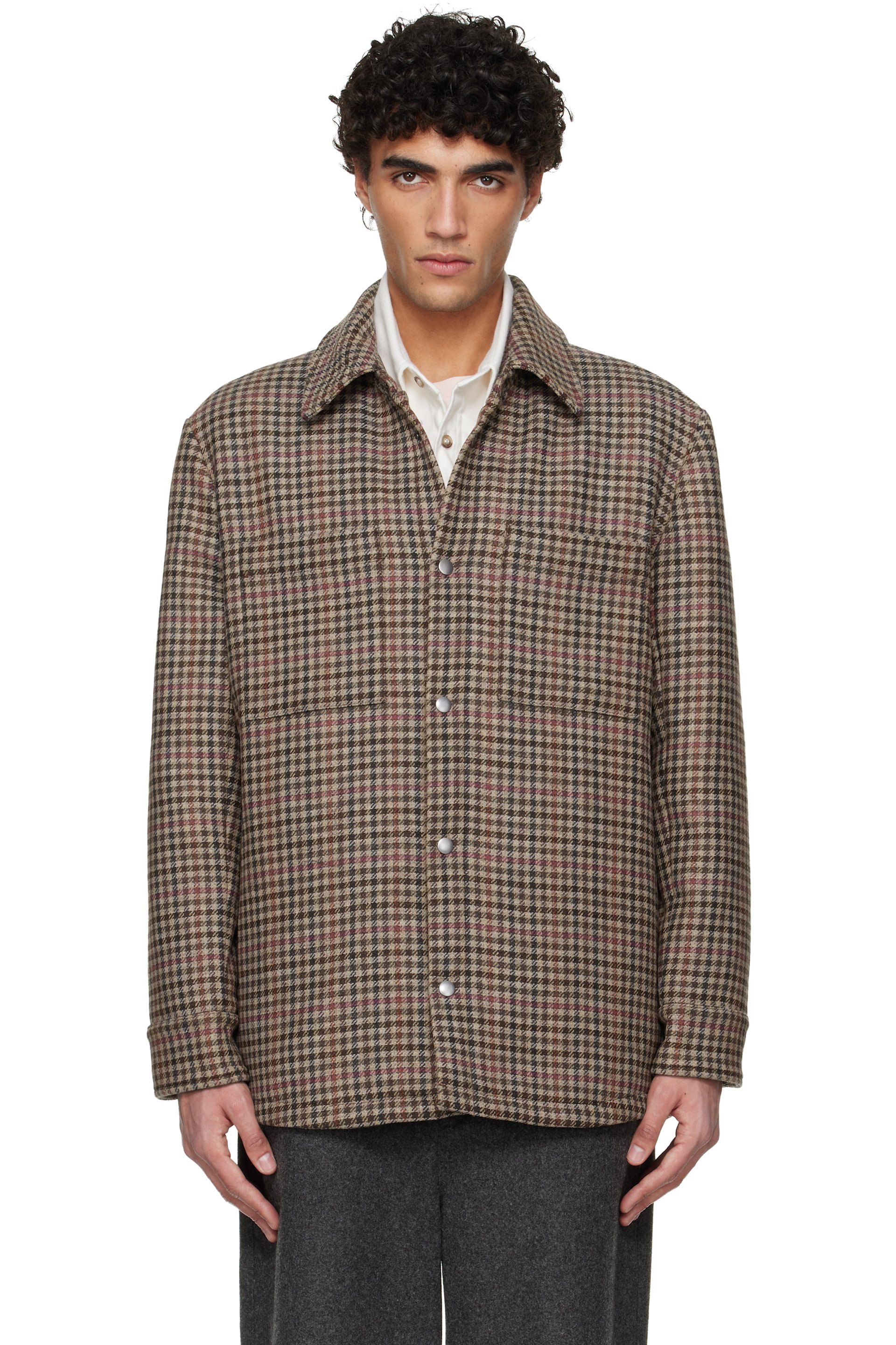 A.P.C. - Brown Tweed Overshirt