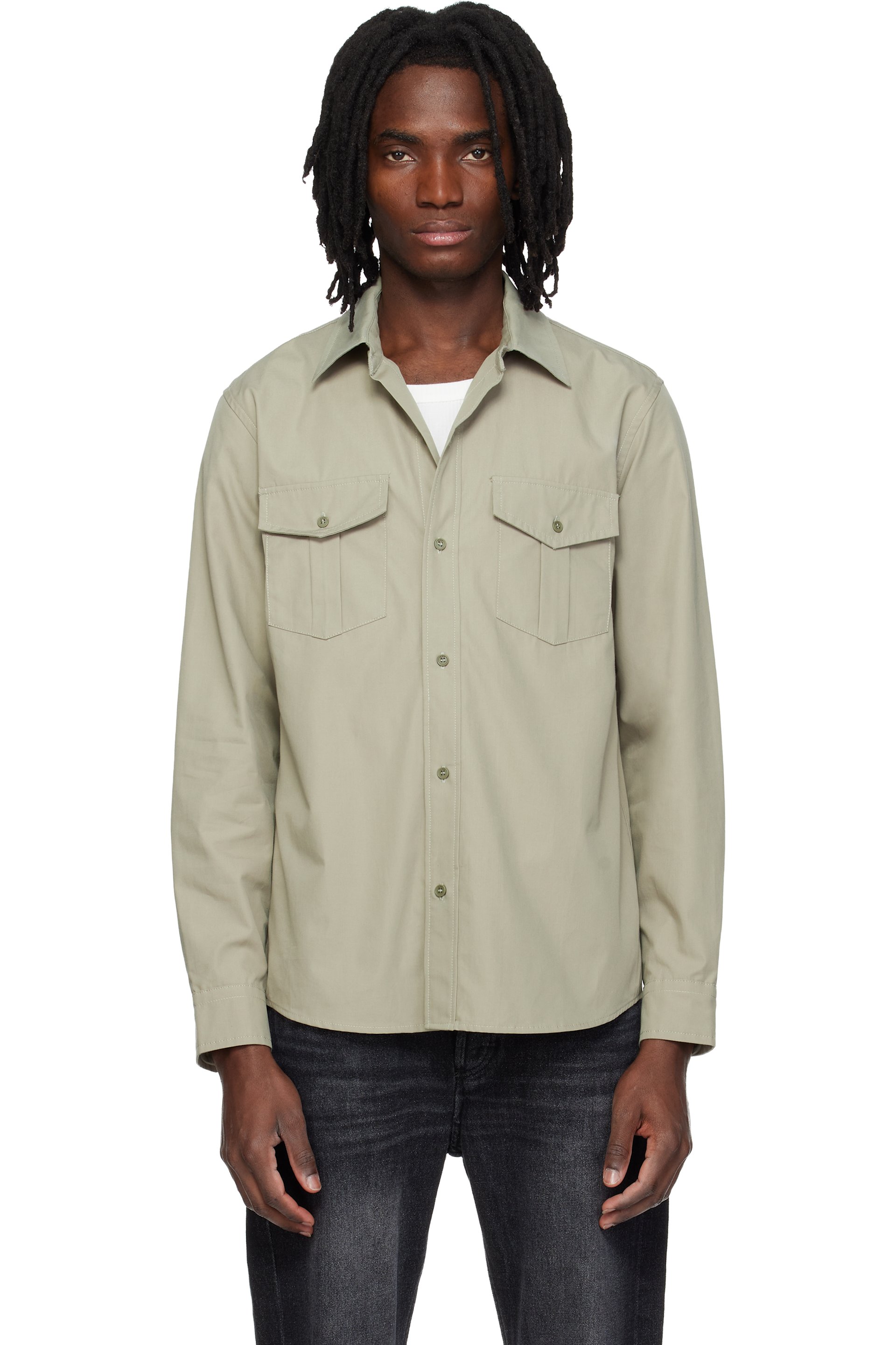 A.P.C. - Green Warren Shirt