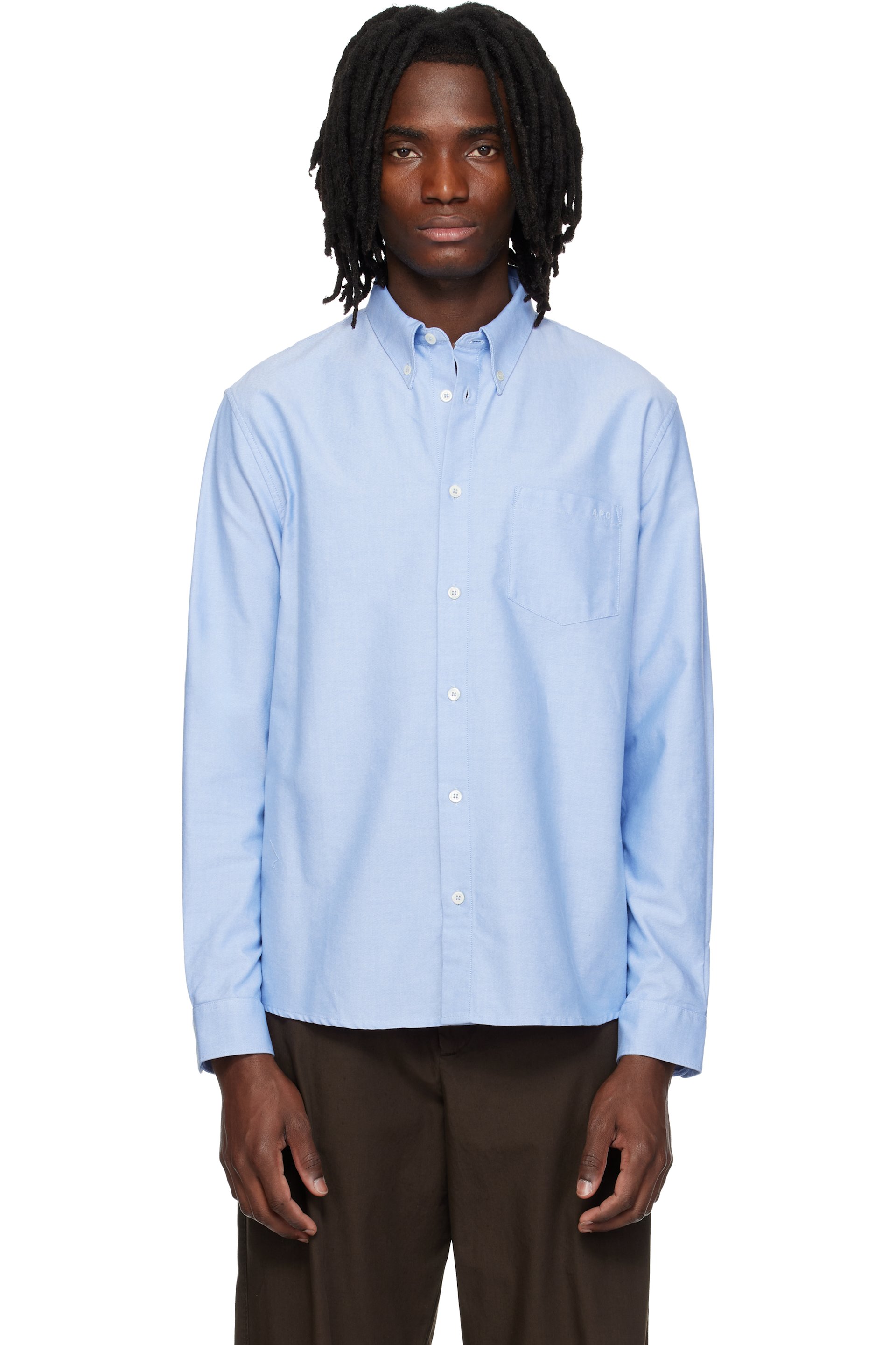 A.P.C. - Blue New Greg Shirt