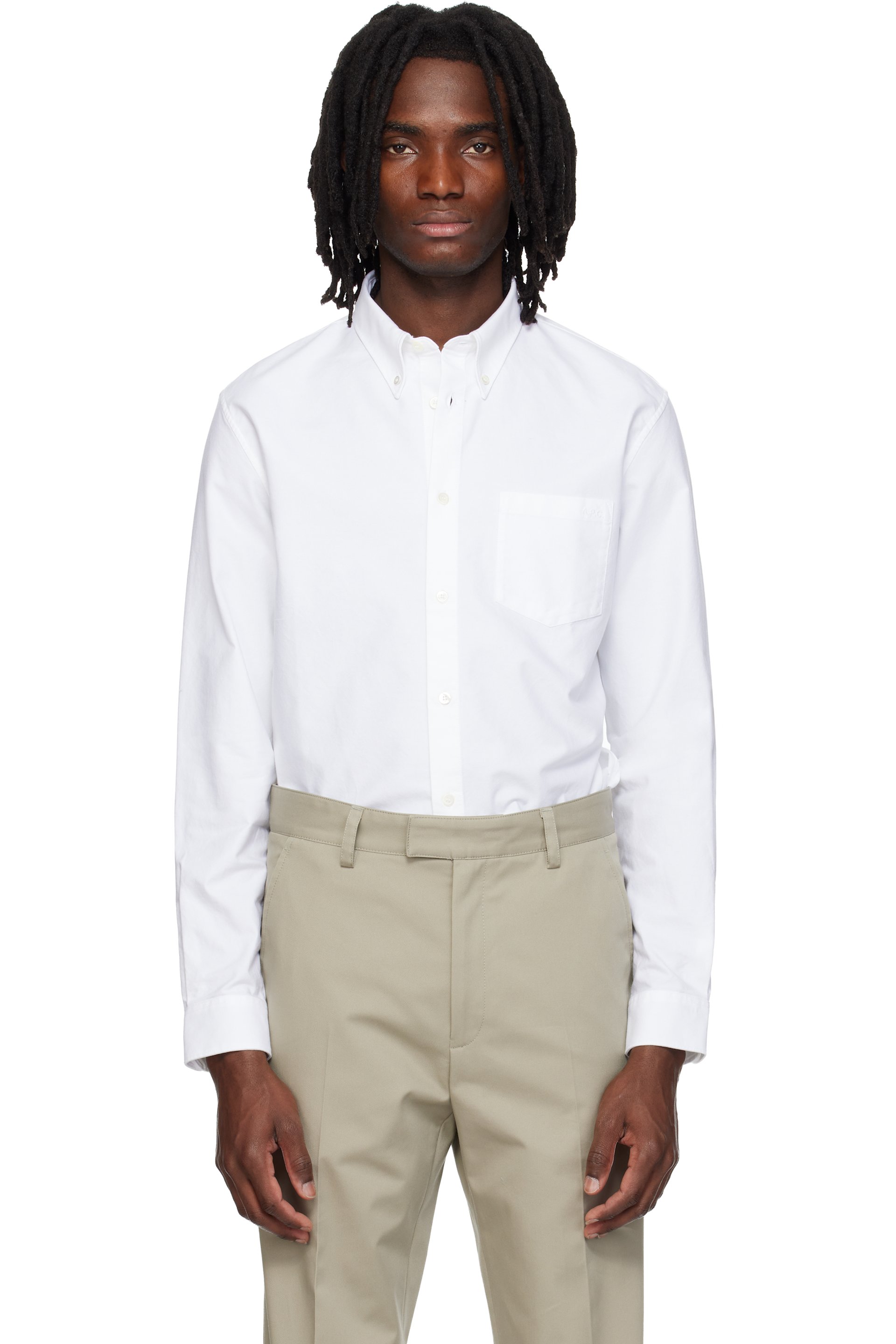 A.P.C. - White New Greg Shirt
