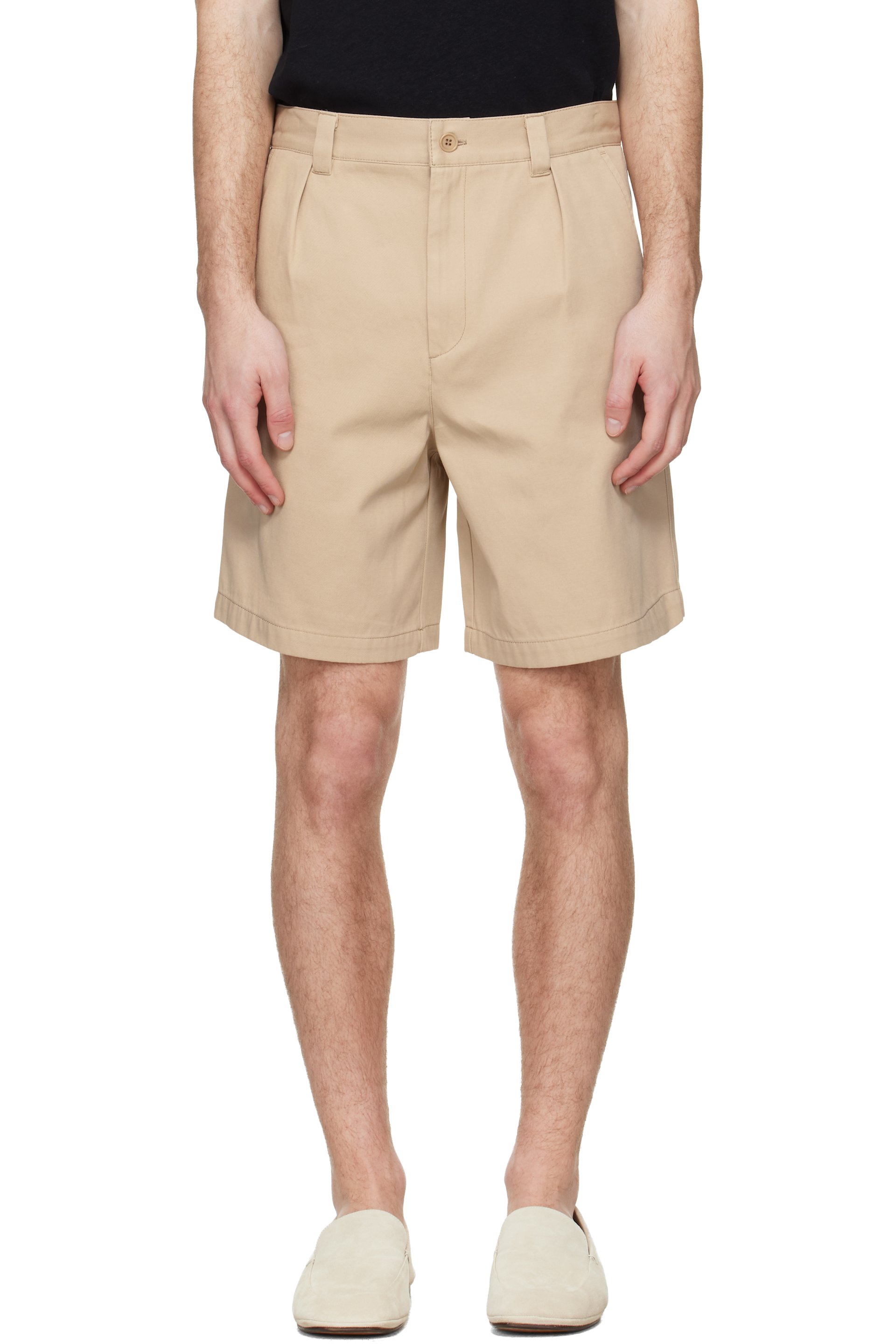 A.P.C. - Beige Otis Bermuda Shorts