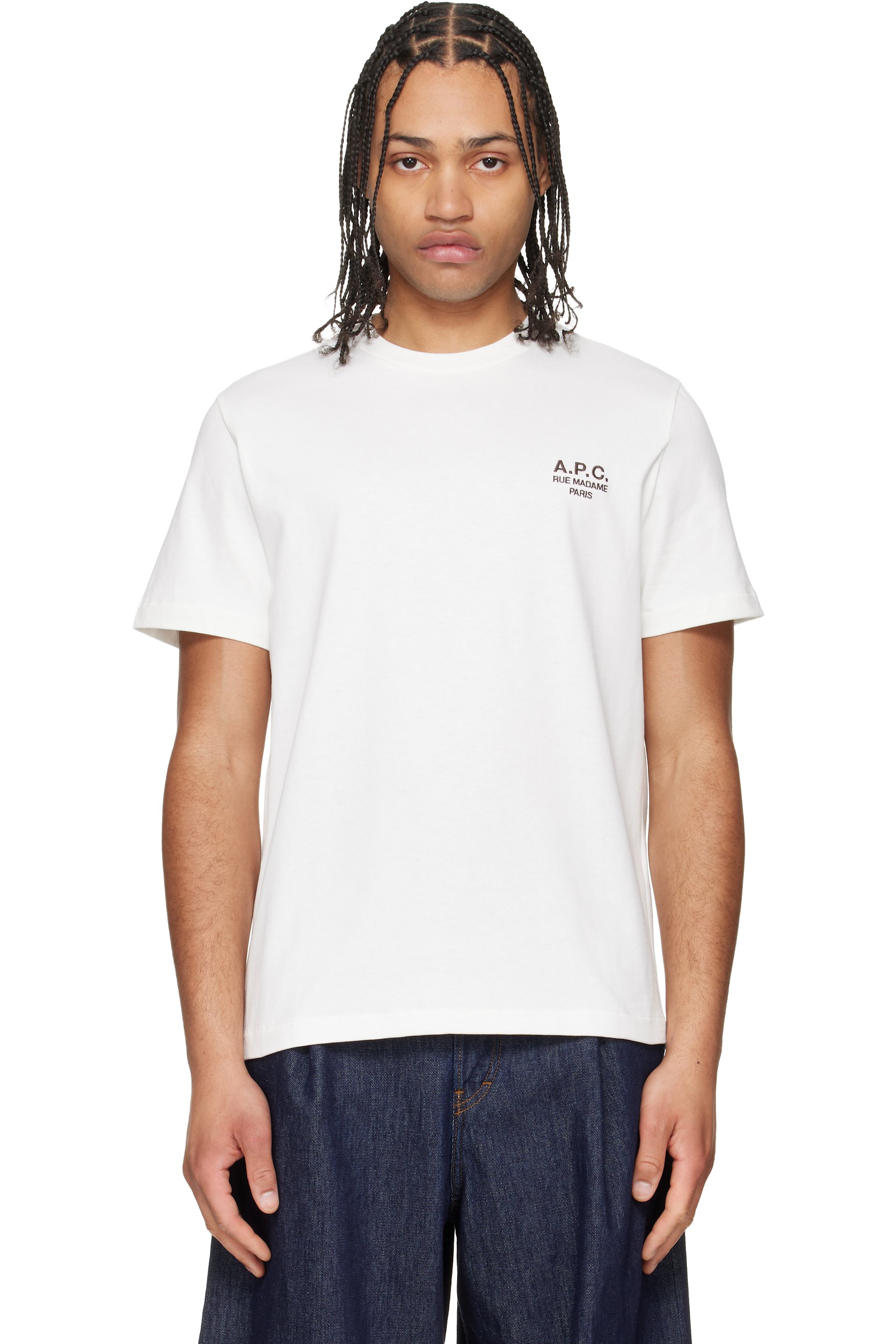 A.P.C. - White Standard 'Rue Madame' T-shirt