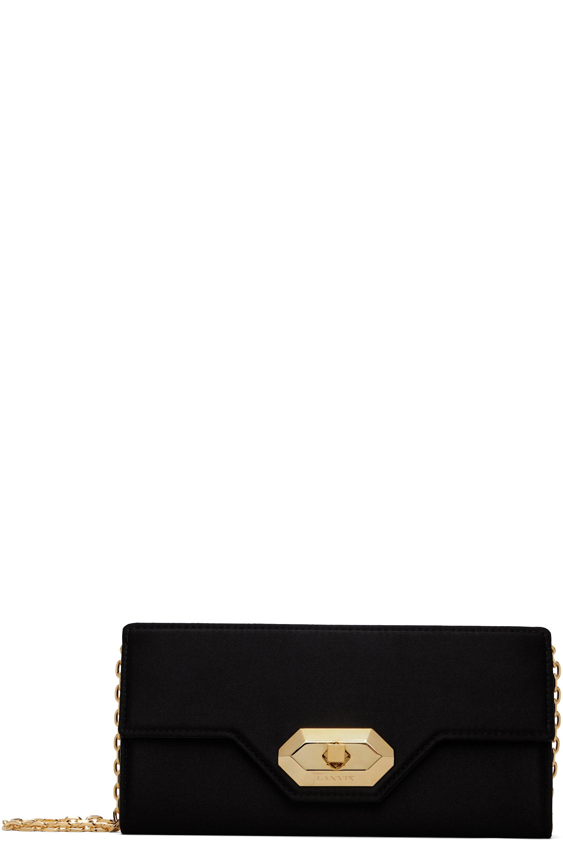 Lanvin - Petite pochette de soirée noire