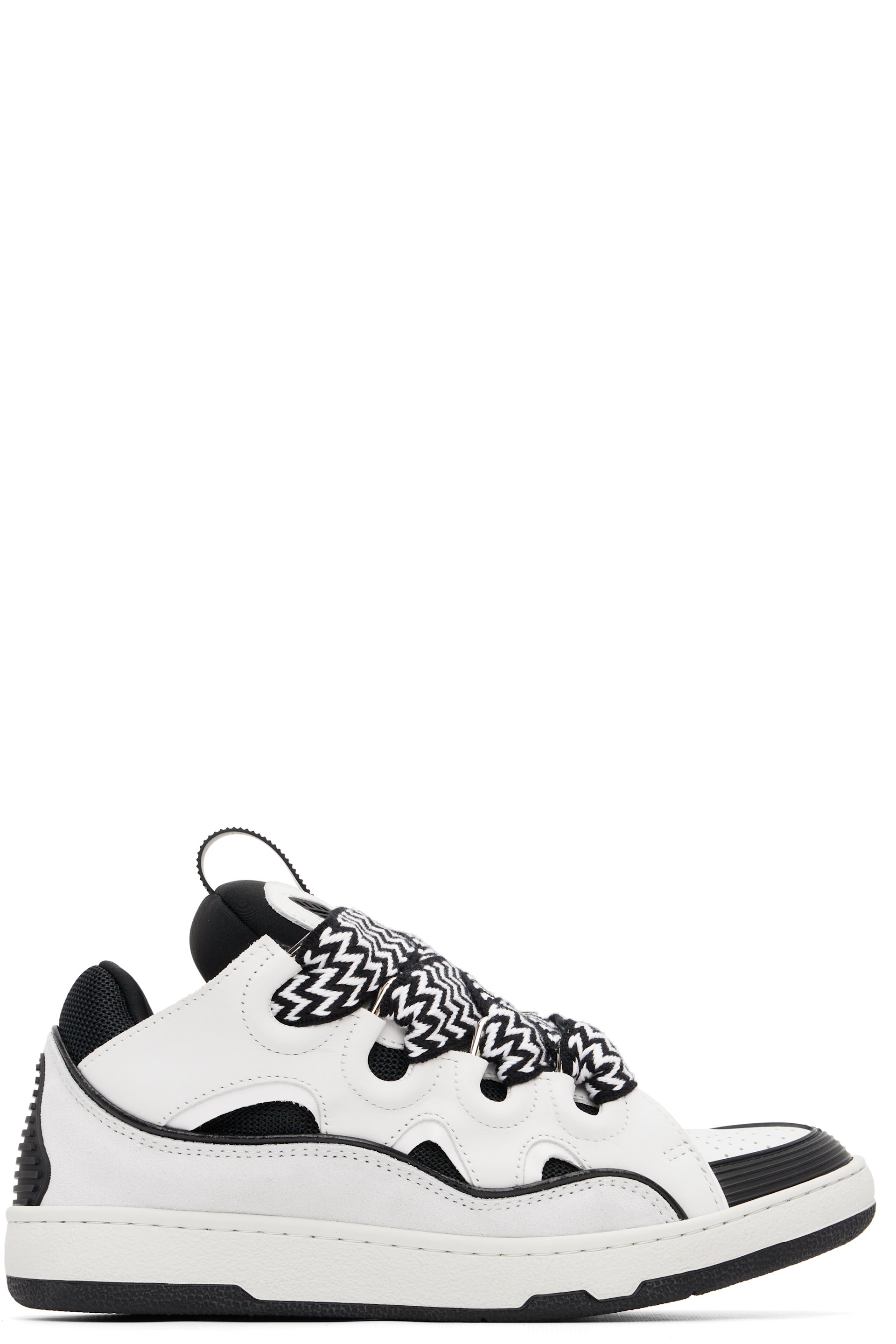 Lanvin - Baskets Curb blanches
