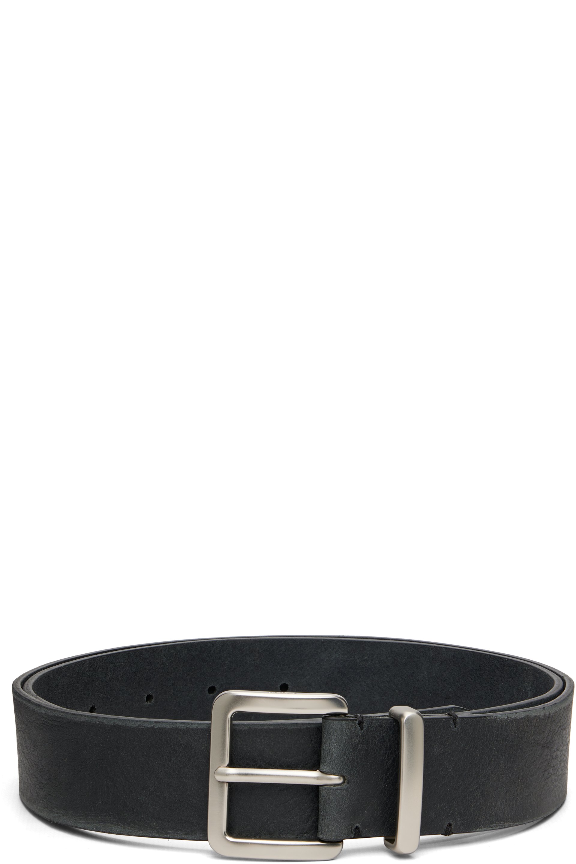COOR - Black Edge Sanding Cow Leather Belt