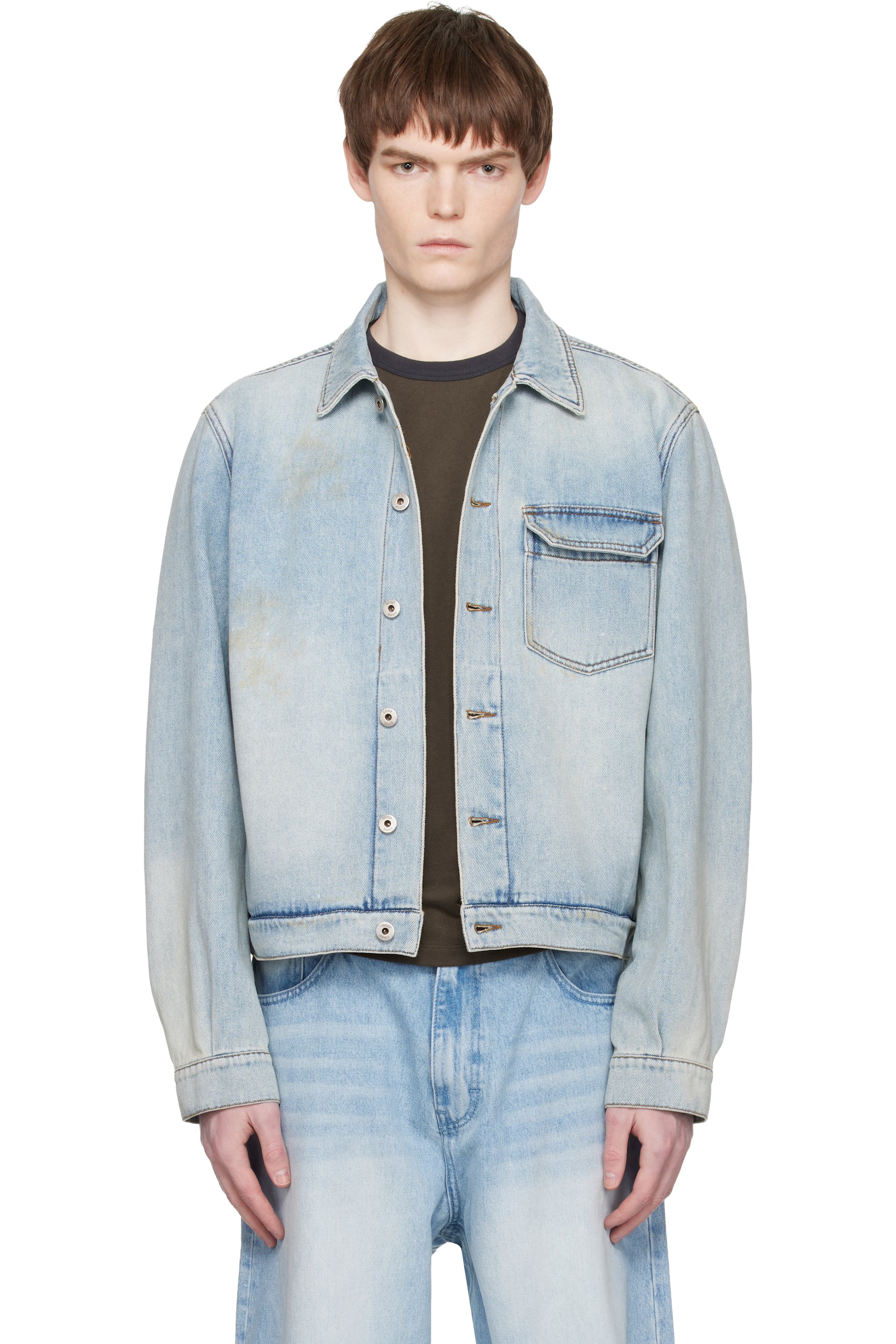 COOR - Blue Riosell One Pocket Trucket Denim Jacket