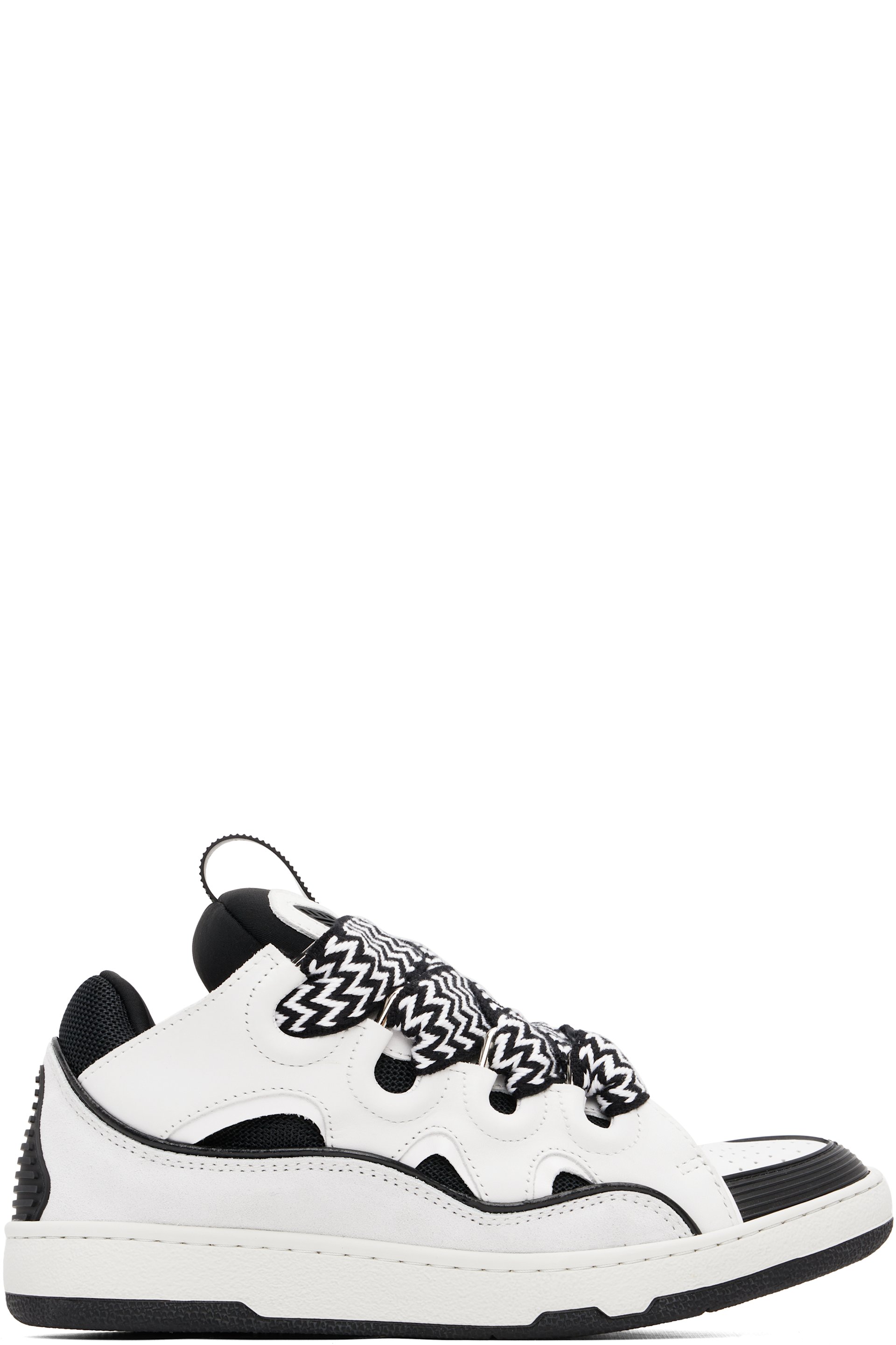Lanvin - White Curb Sneakers