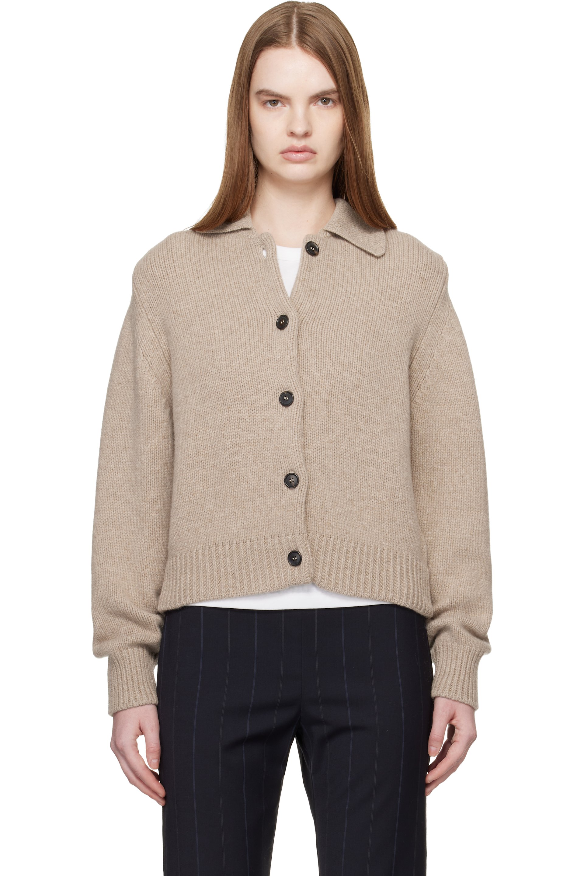 &Daughter - Blouson Winny beige à col
