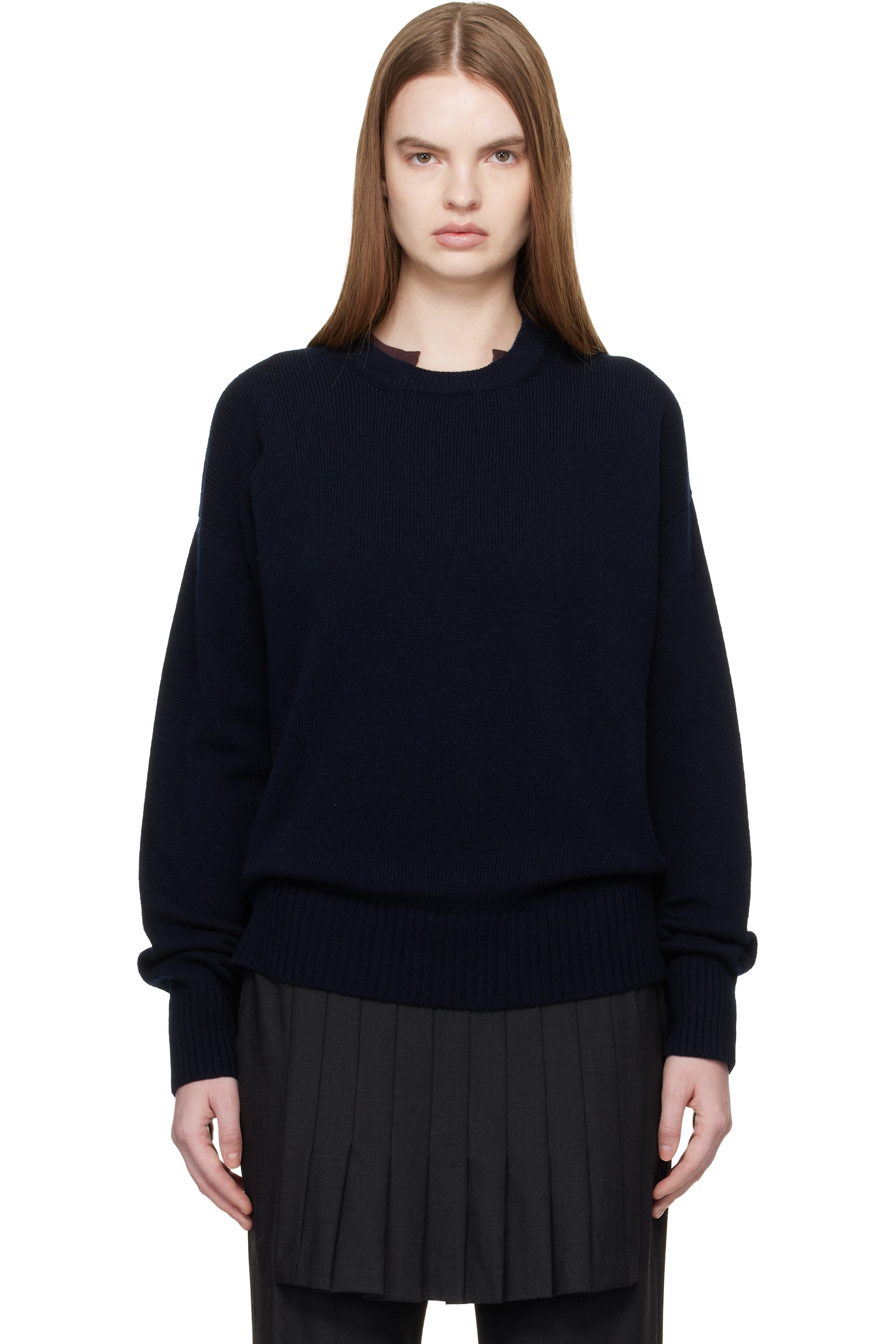 &Daughter - Pull décontracté Innes bleu marine