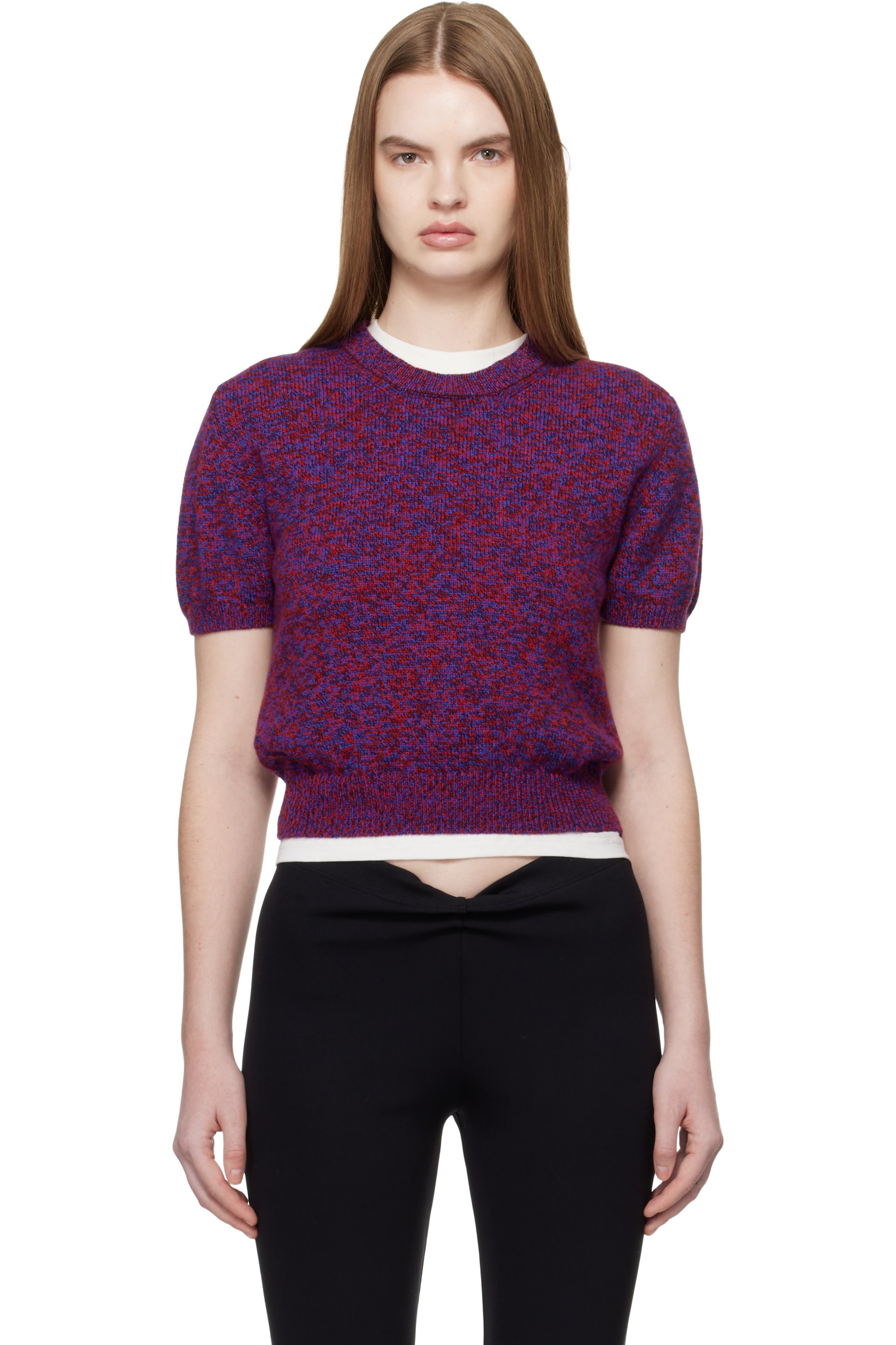 &Daughter - T-shirt Wicklow mauve et rouge