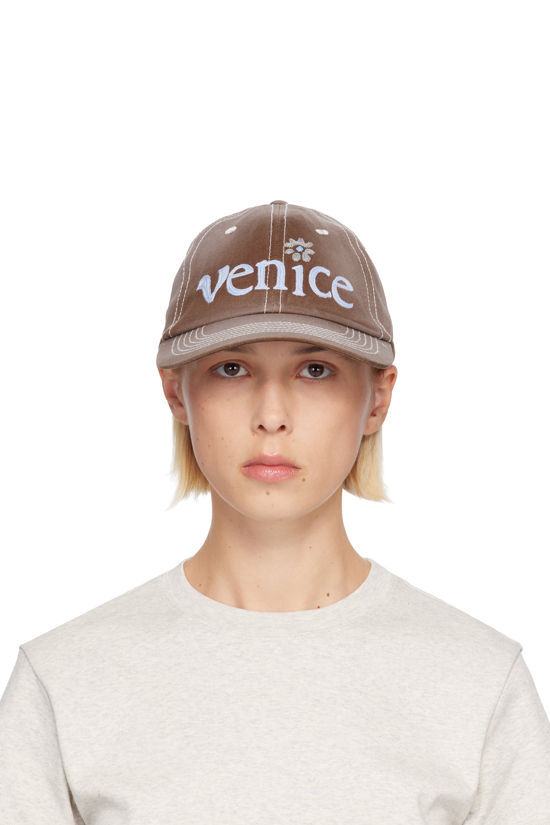ERL - Casquette 'Venice' brune