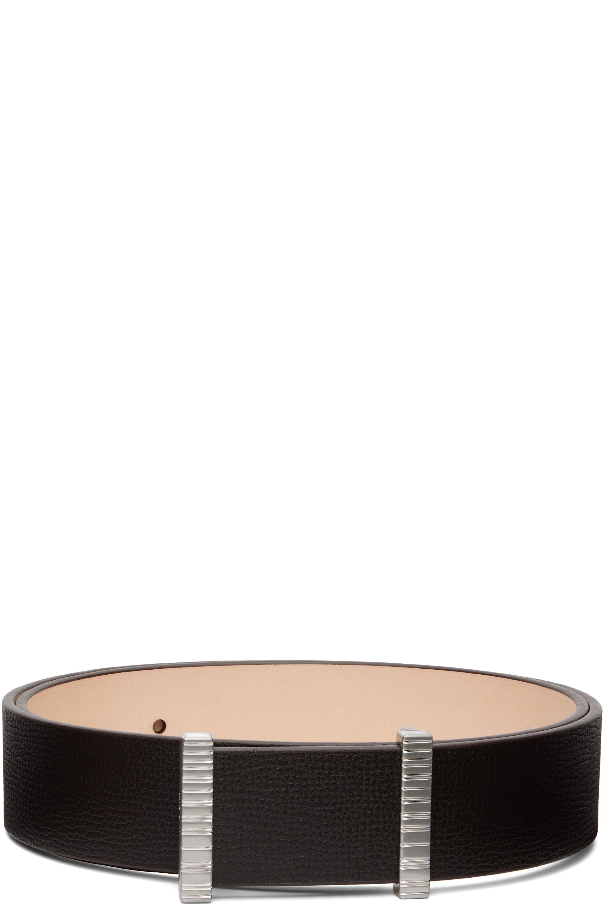 Paul Smith - Brown Stripe Buckle Belt