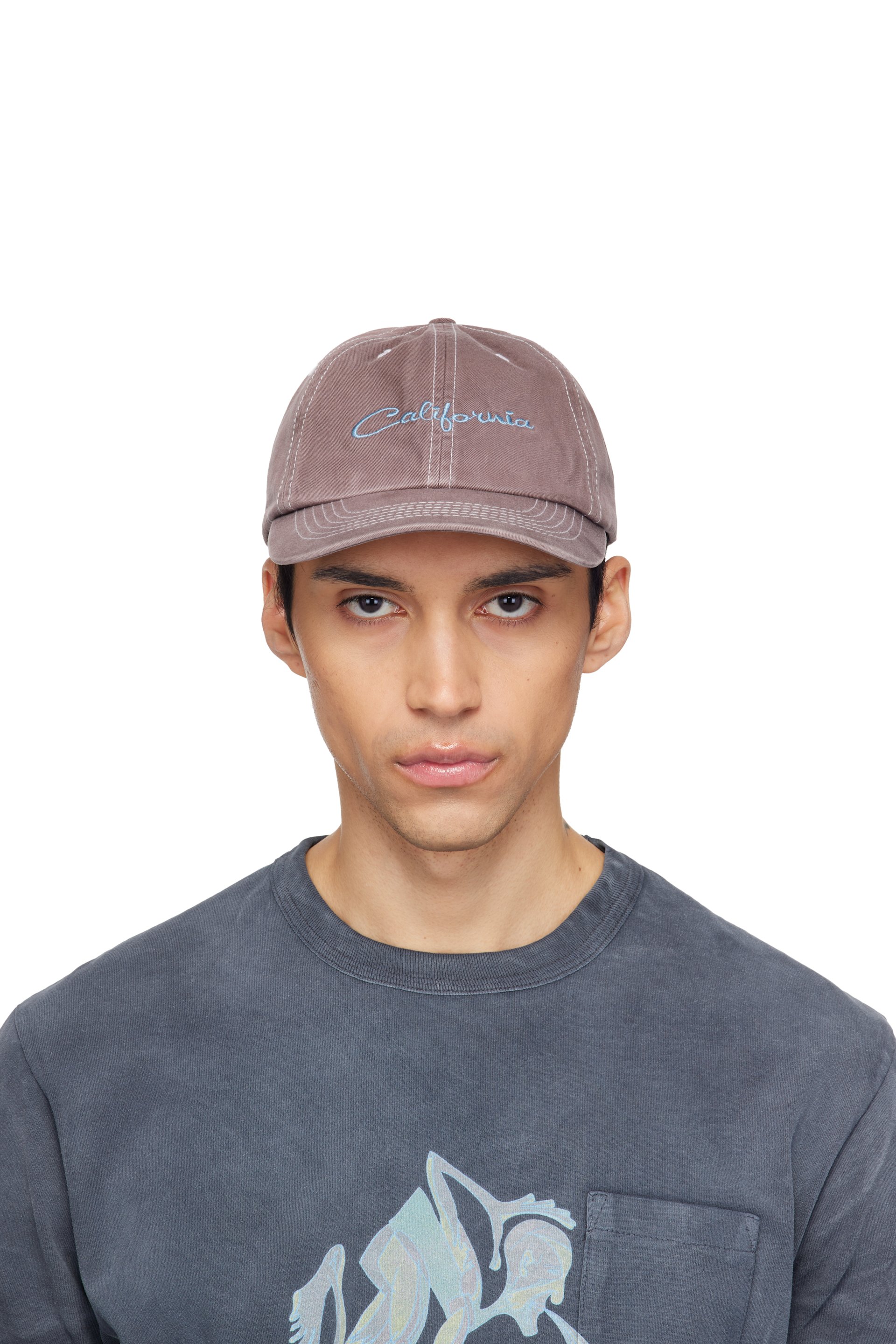 ERL - Casquette 'California' brune
