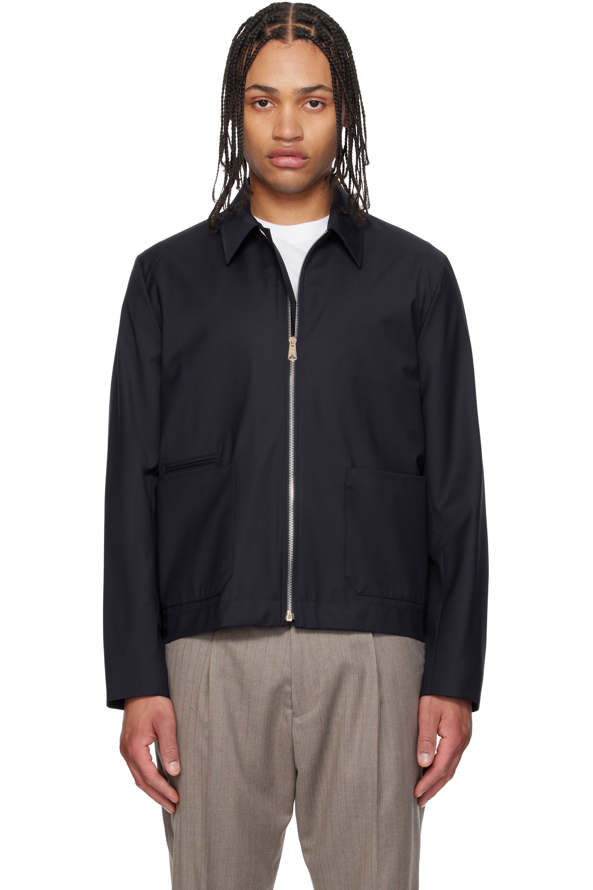 Paul Smith - Navy Regular Fit Jacket
