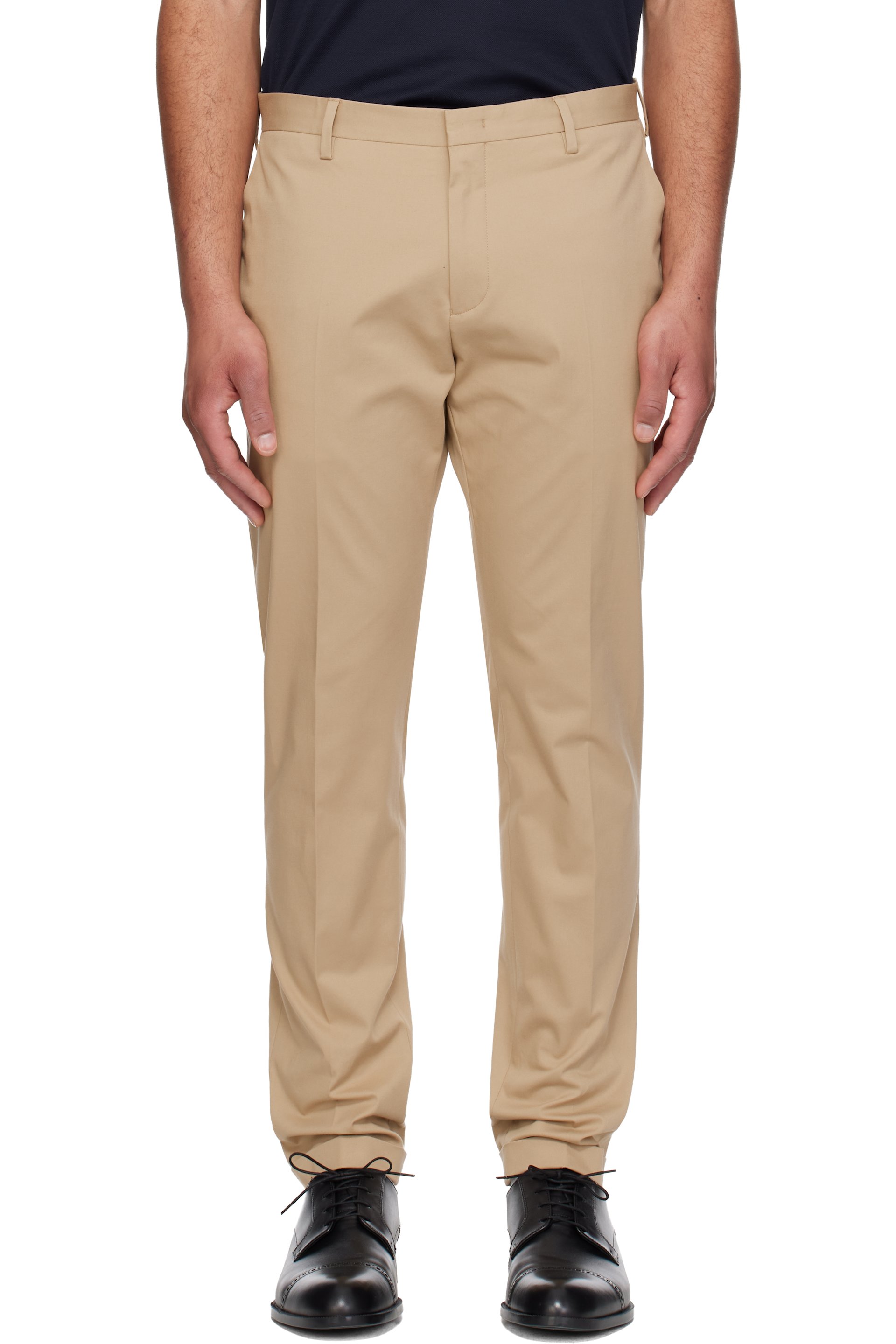 Paul Smith - 驼色 Slim-Fit Cotton-Stretch Chino 长裤