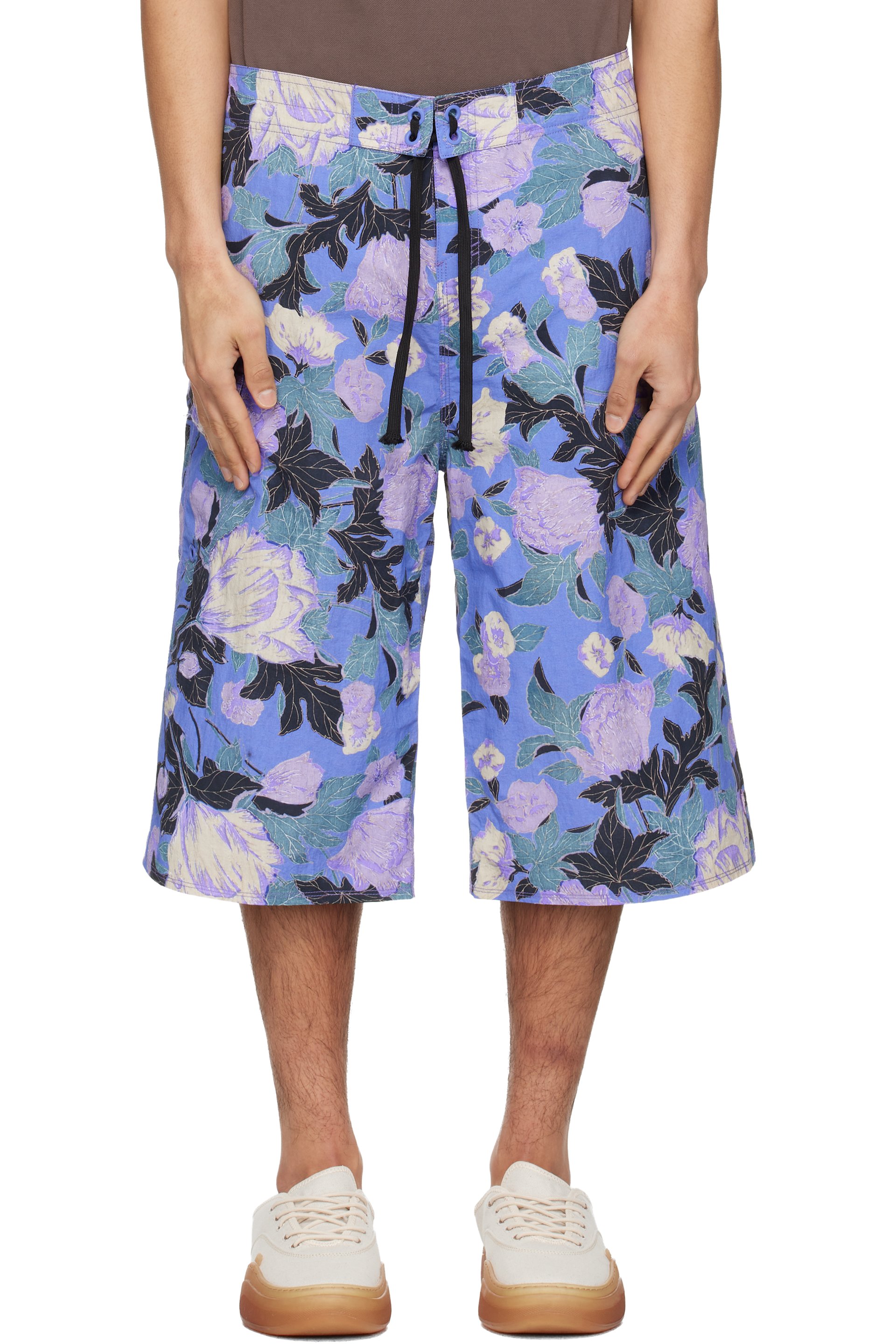ERL - Short mauve à motif imprimé