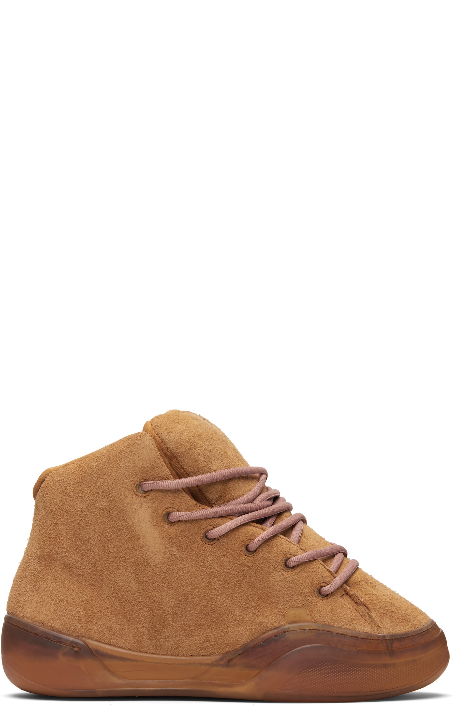 ERL: Tan Vamp High Sneakers | SSENSE