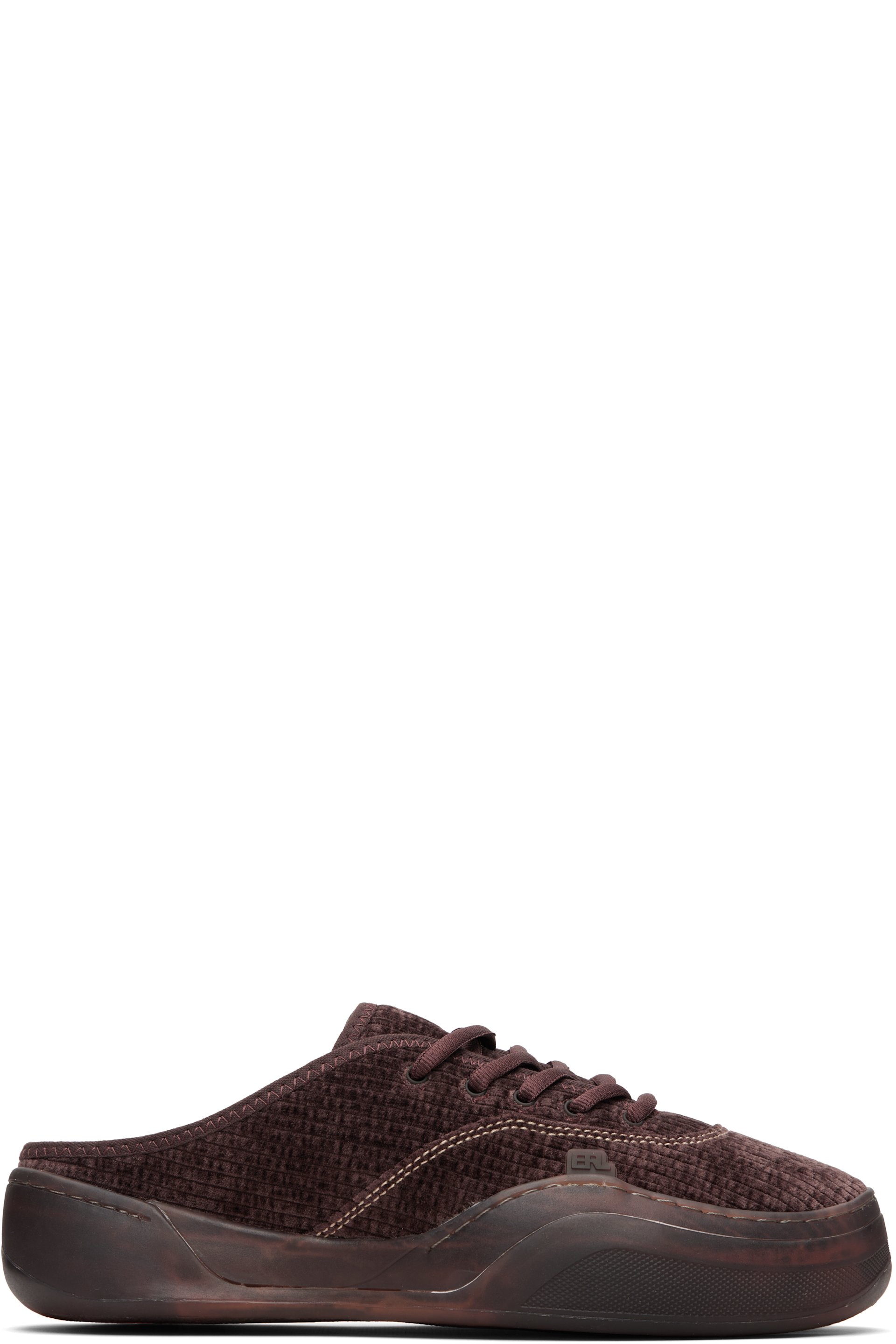 ERL - Brown Corduroy Camino Sneakers