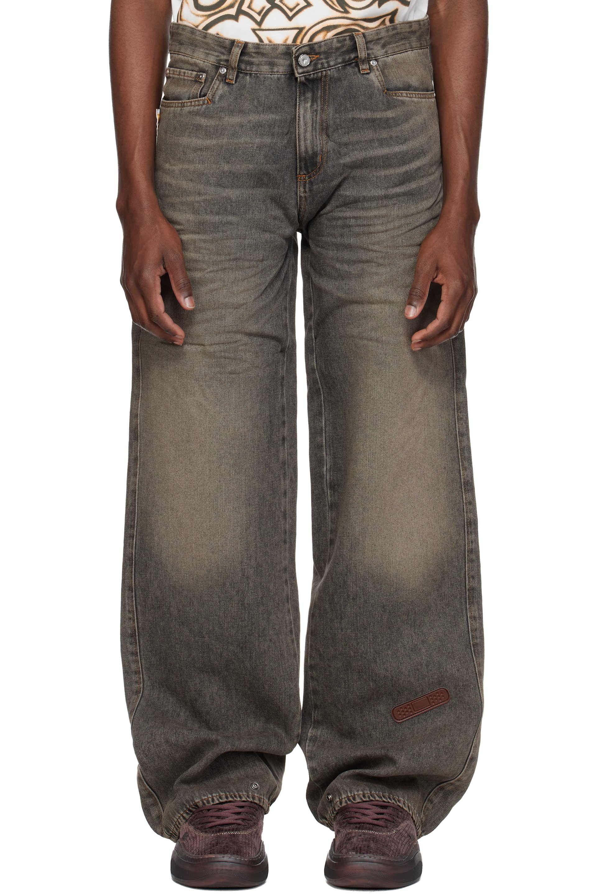 PDF - Gray 'Rich Kid' Jeans