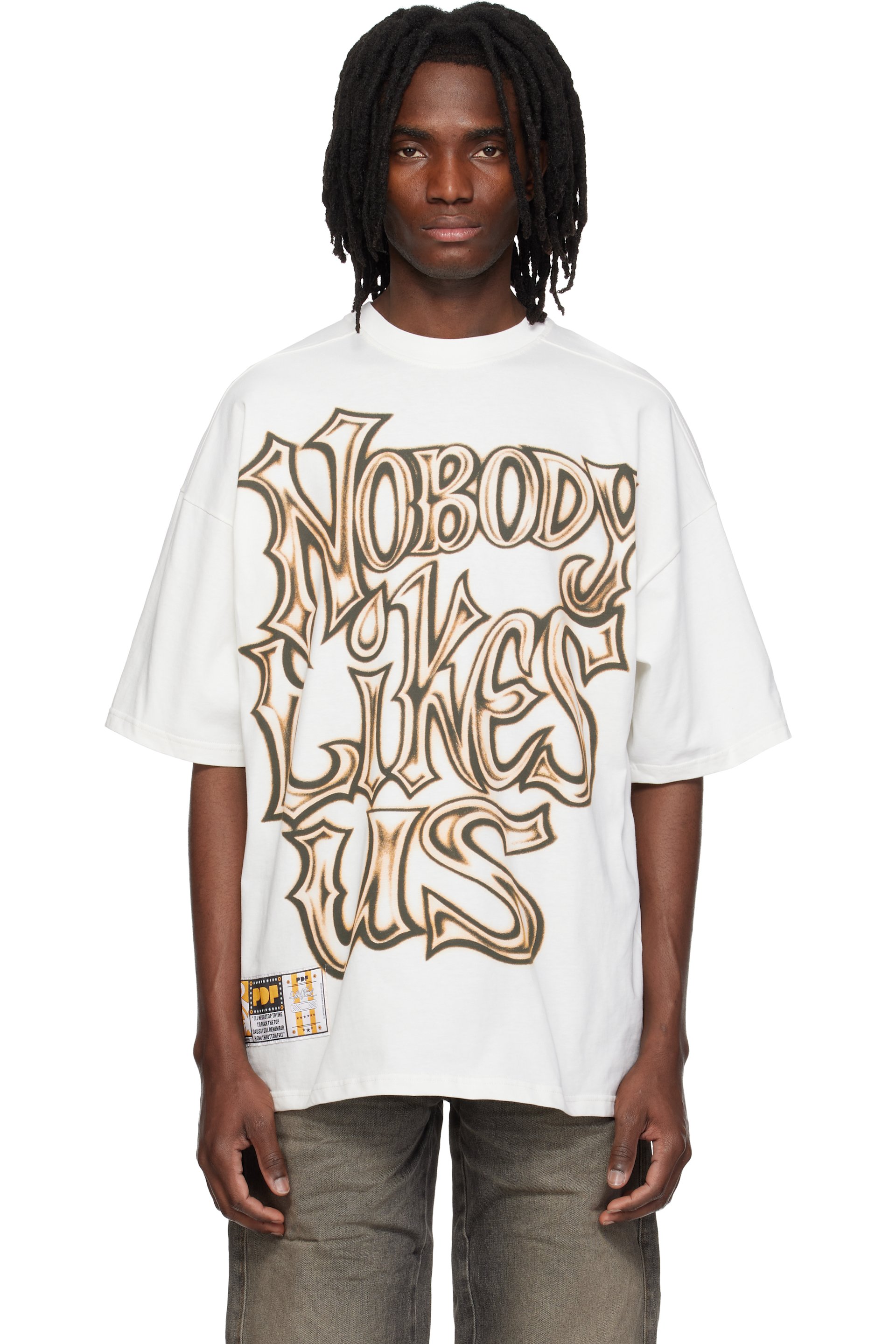 PDF - White The Boy 'Nobody Like Us' T-shirt