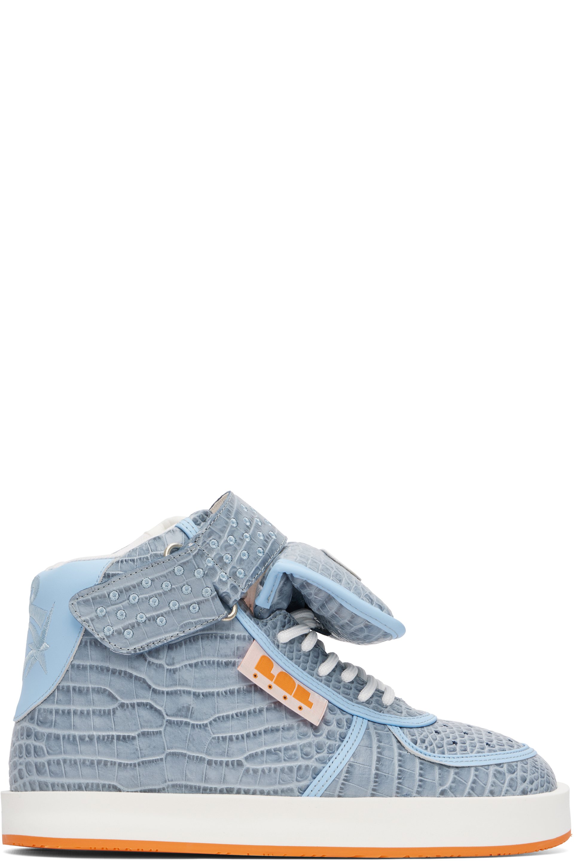 PDF - Blue Stella High Croc Sneakers