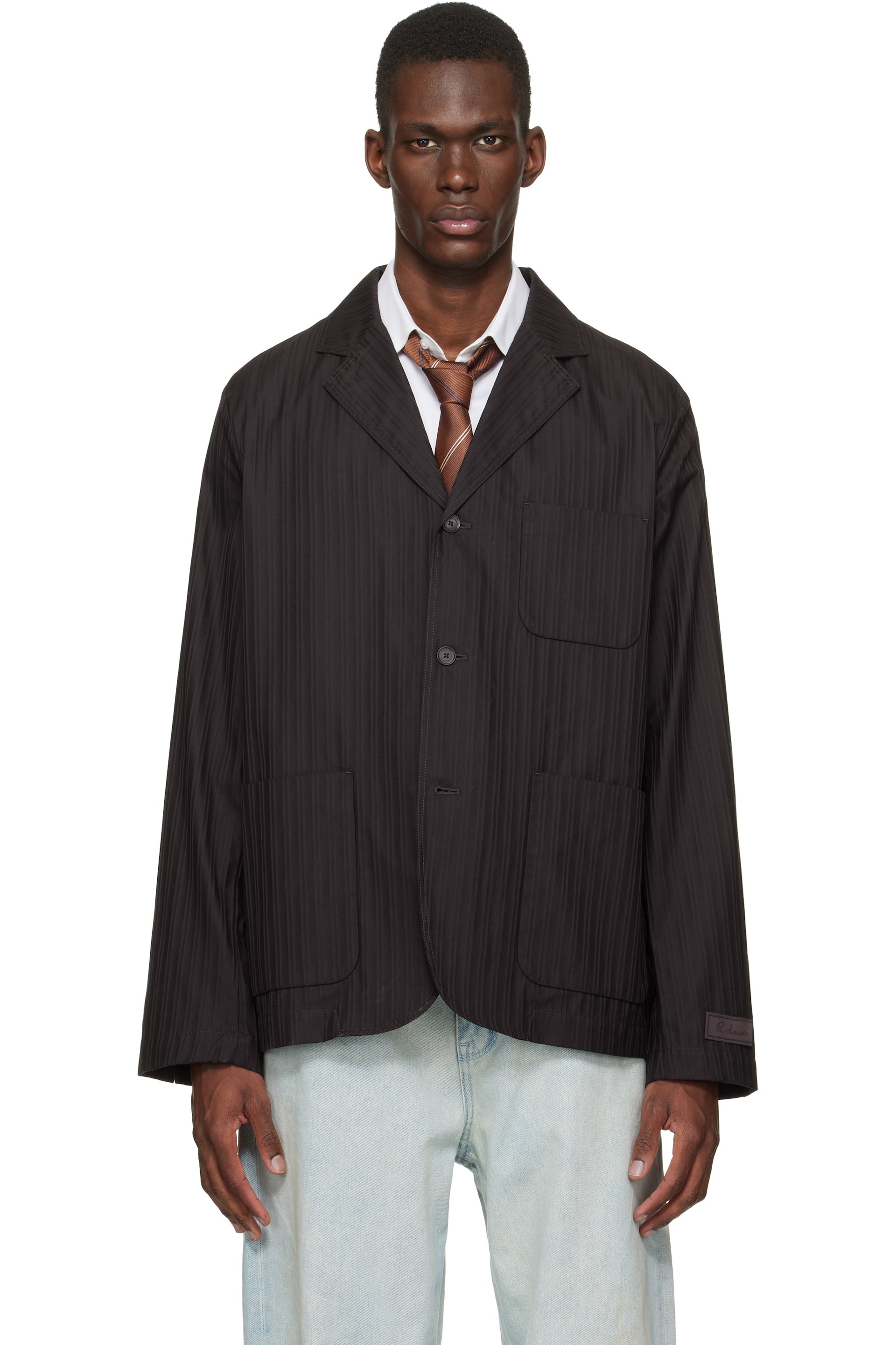 Lacoste - Brown Elevated Seasonal Blazer