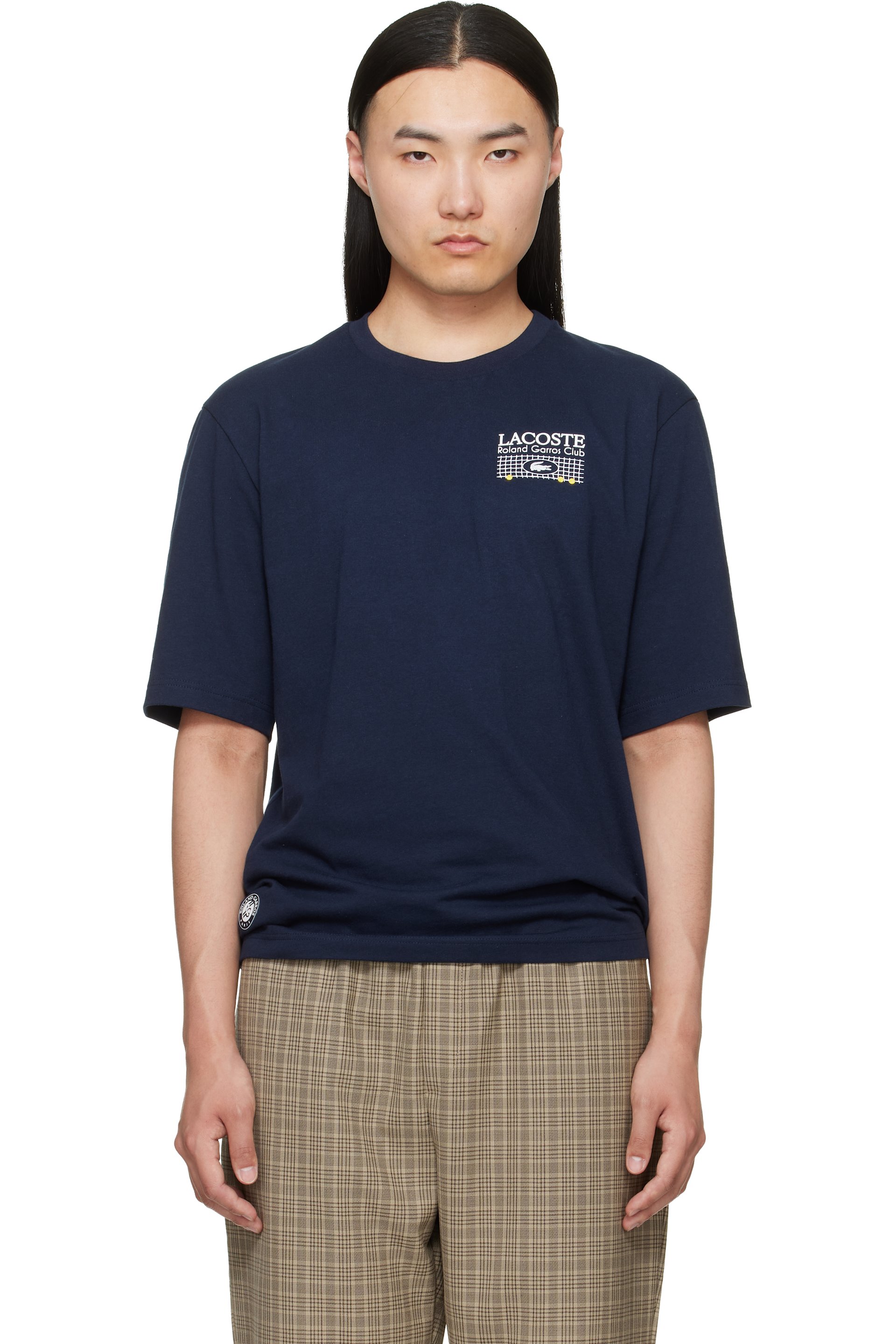 Lacoste - Navy Roland-Garros Edition Graphic T-shirt