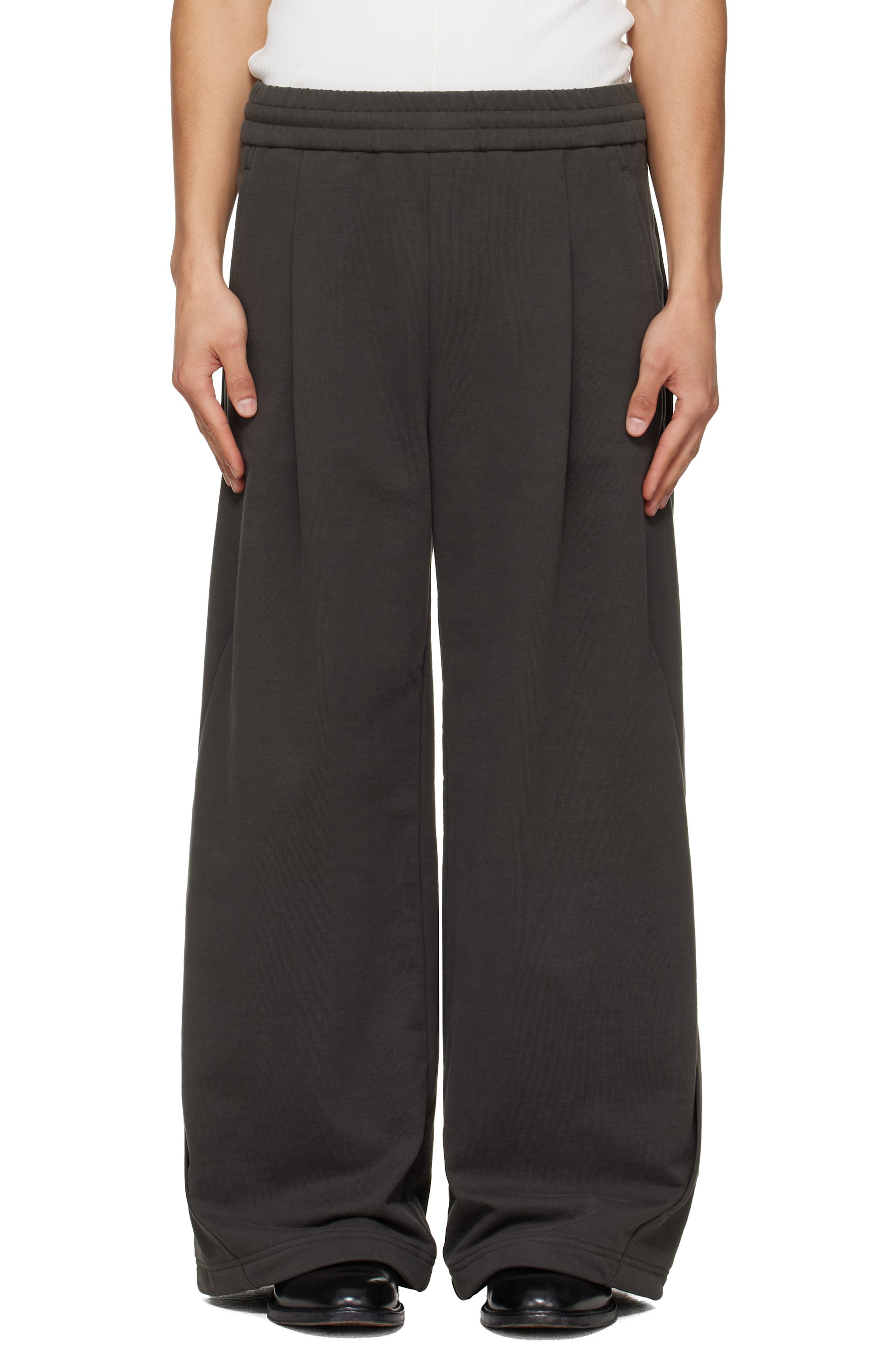 NULLUS - Gray Interweaved Sweatpants