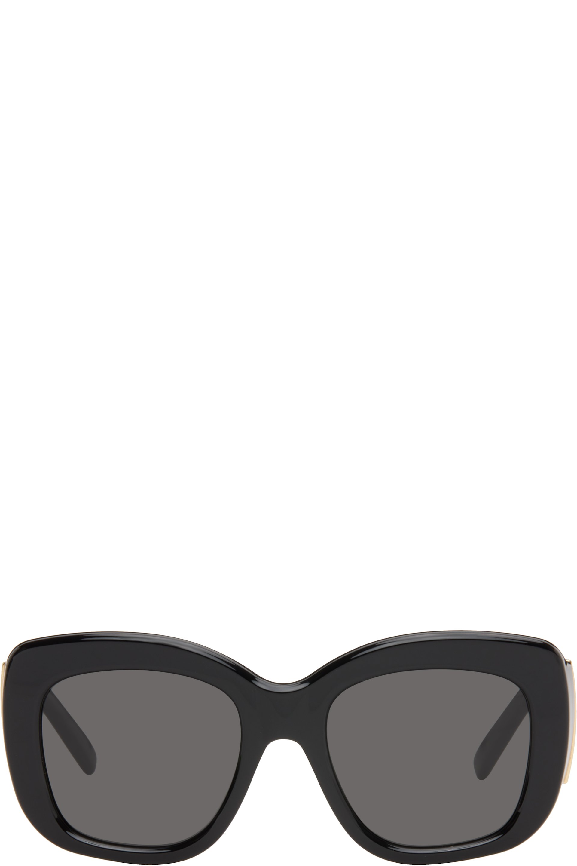 Givenchy - Lunettes de soleil noires à monture épaisse
