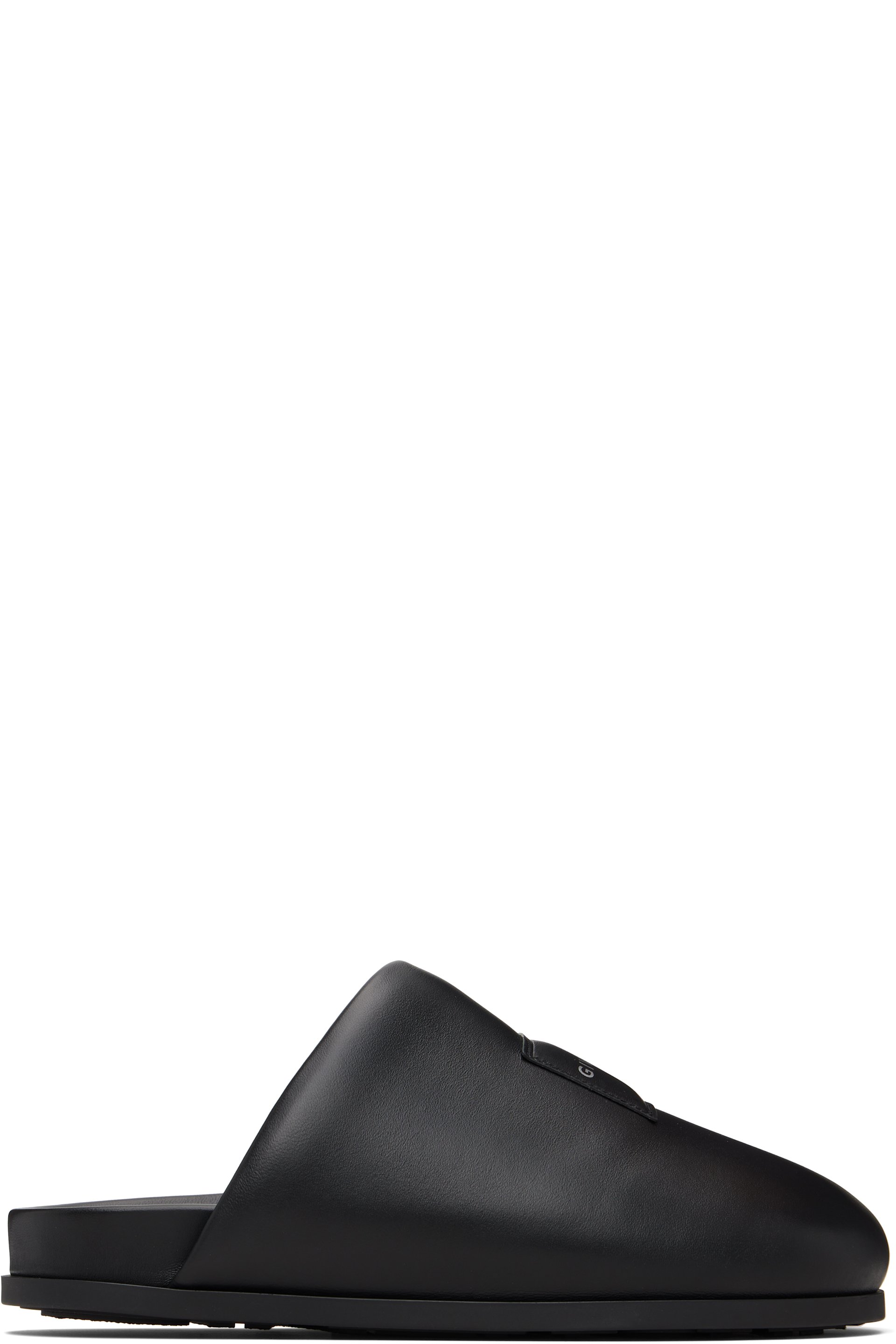 Givenchy - Black Puffy Nappa Leather Mule Loafers