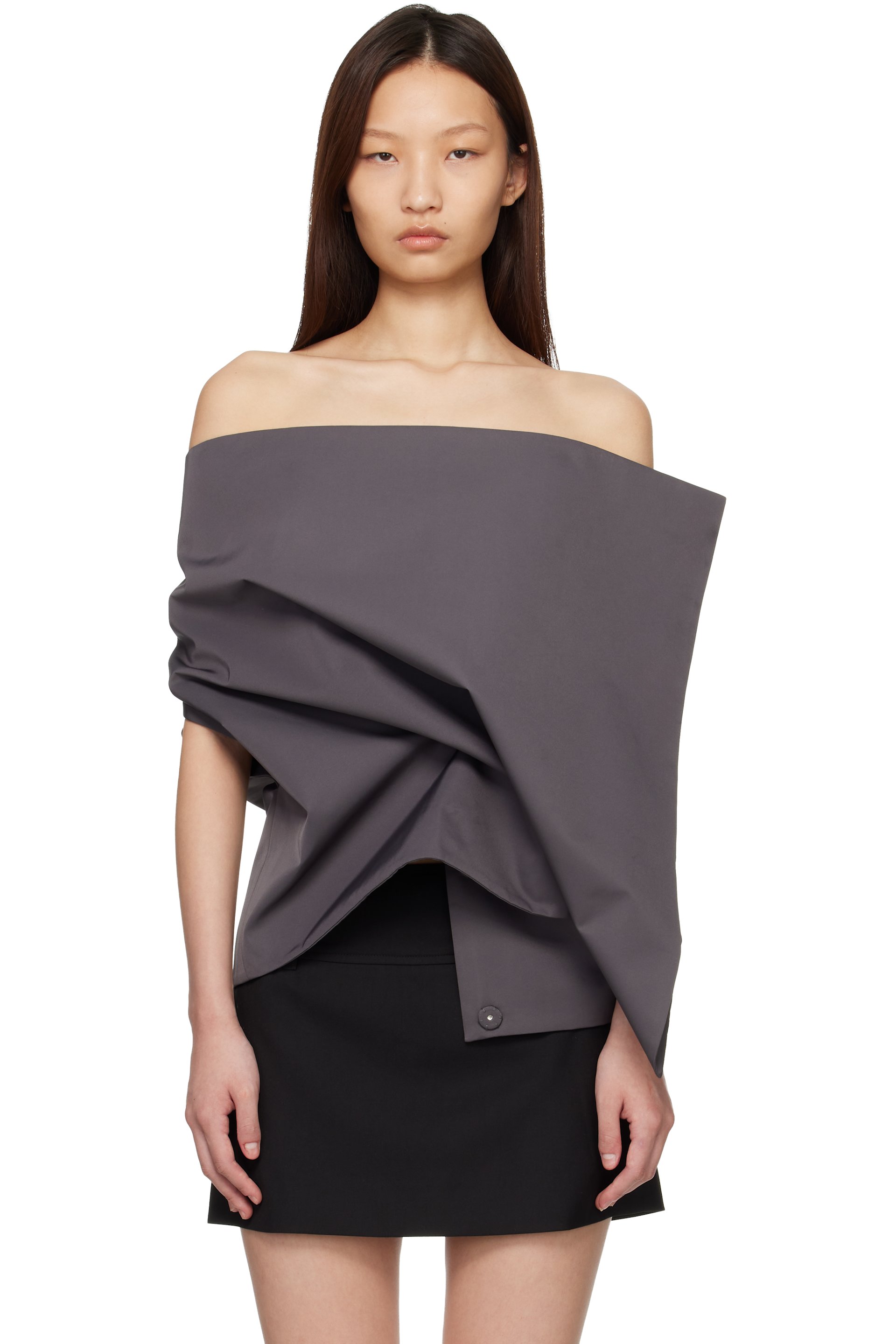 LII - Gray Extended Square Top