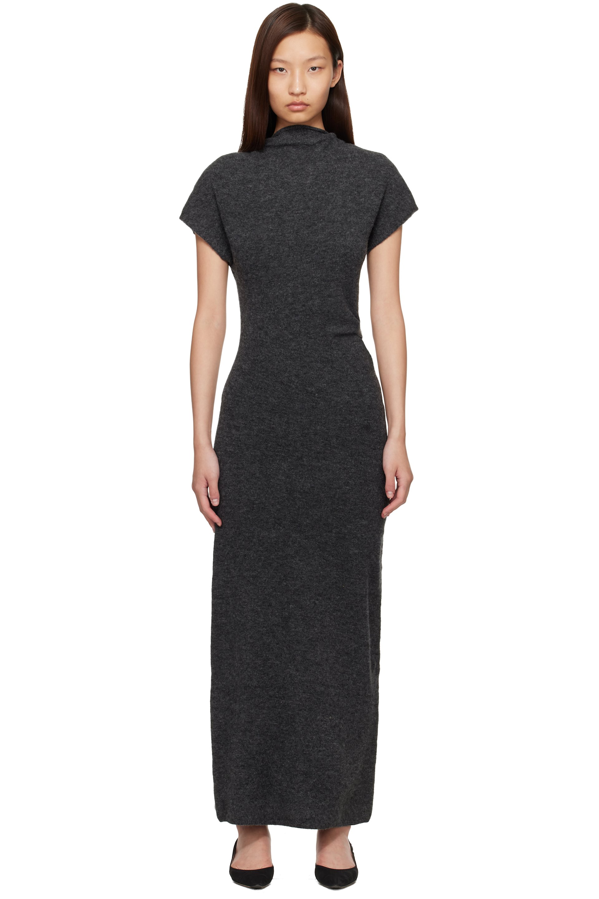 Proenza Schouler - Robe midi Abie grise