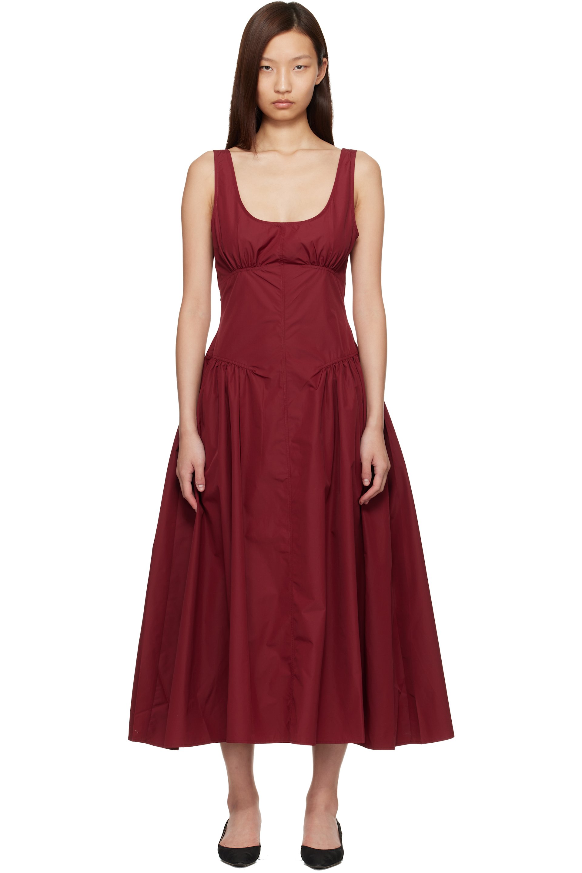 Proenza Schouler - Robe midi Kendall rouge - Proenza Schouler White Label