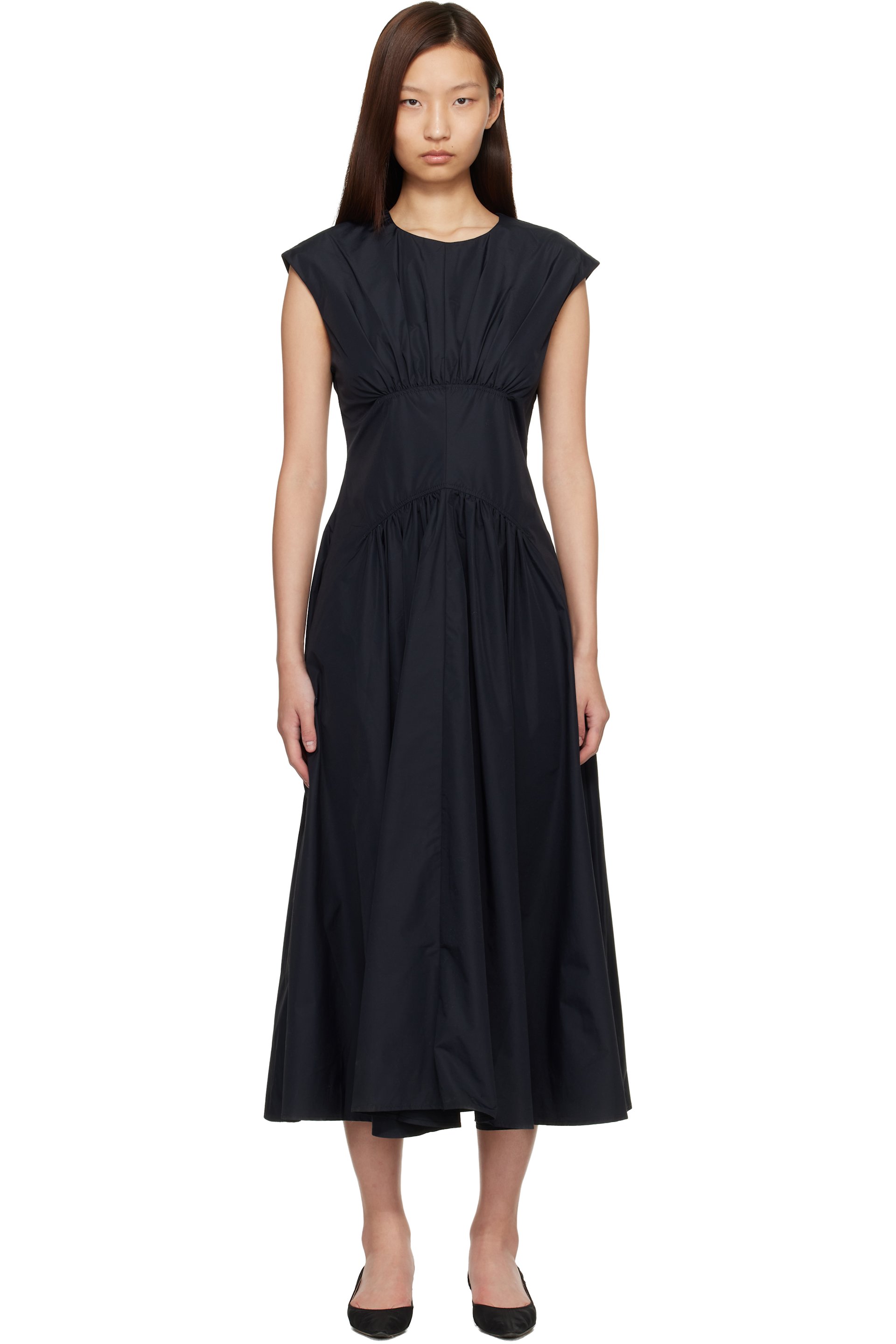 Proenza Schouler - Robe midi Nyssa noire - Proenza Schouler White Label