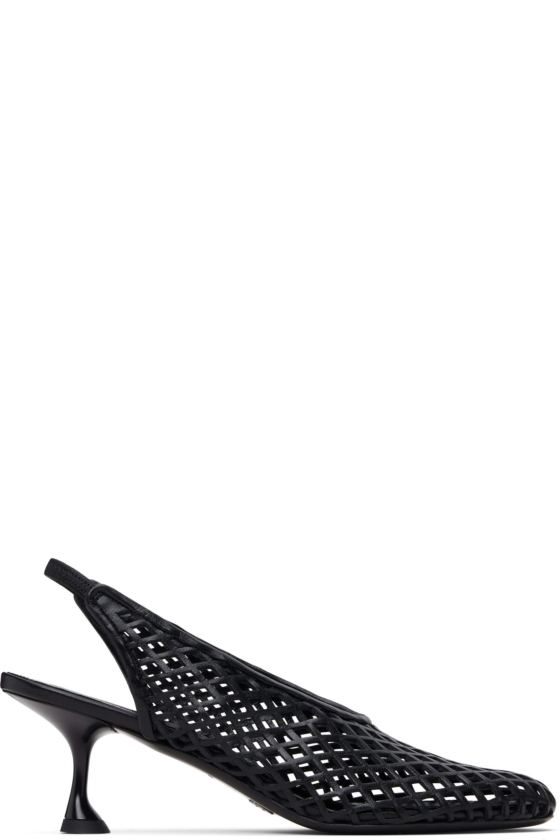 Proenza Schouler - Chaussures à talon Tee noirs à bride arrière et à perforations