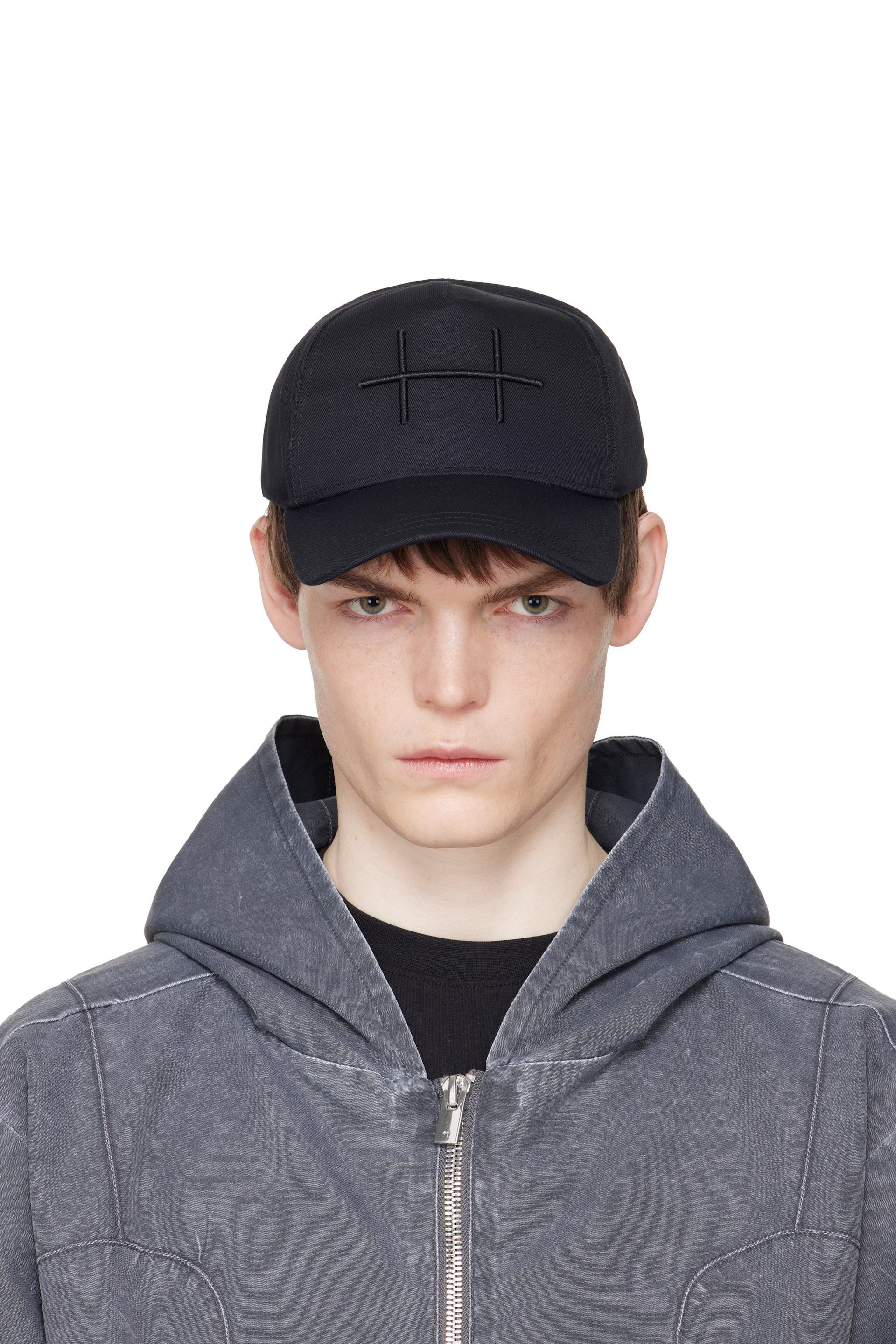 HELIOT EMIL: ブラック Plus キャップ | SSENSE 日本