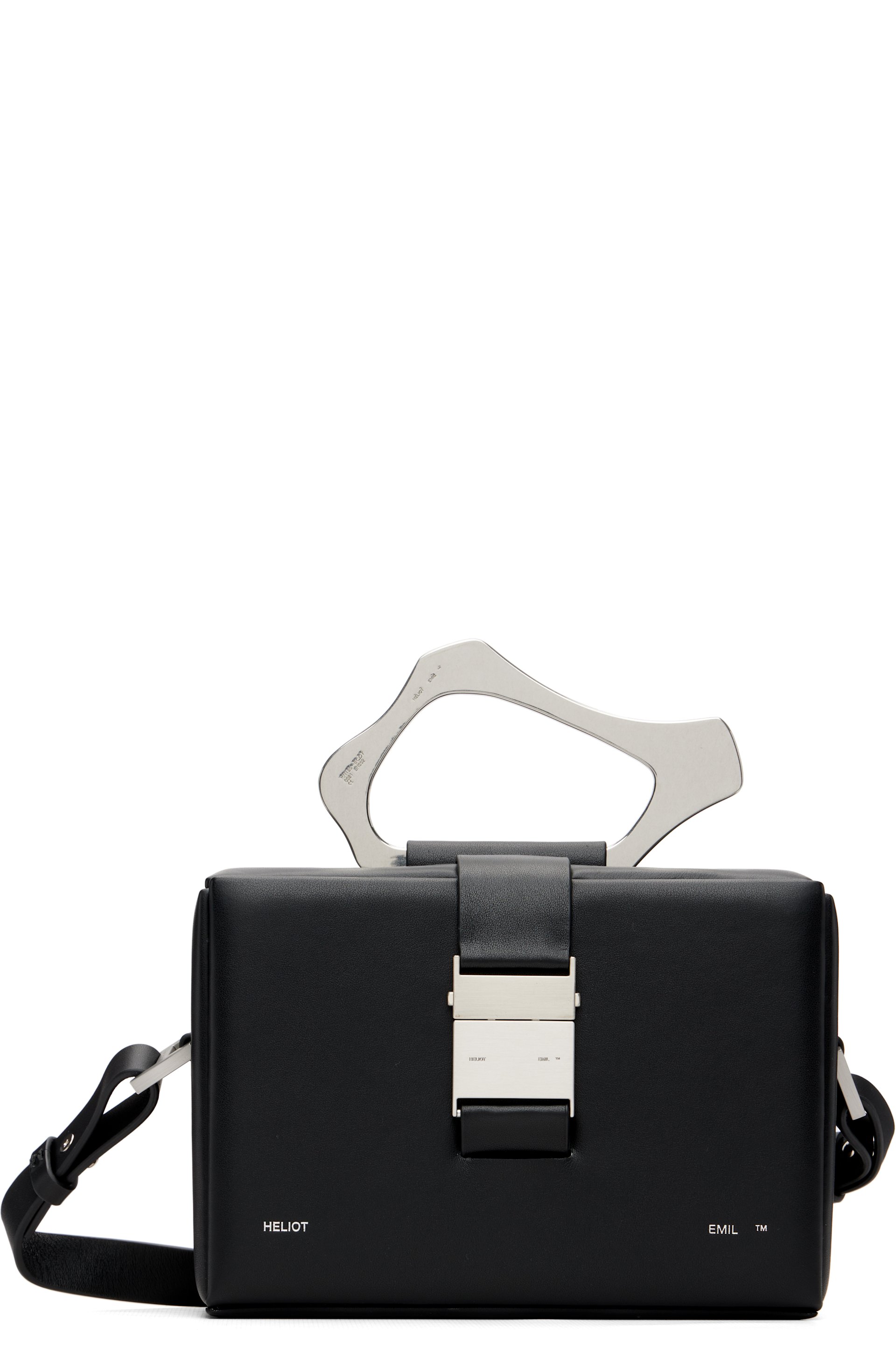 HELIOT EMIL - Black Solely Box Shoulder Bag