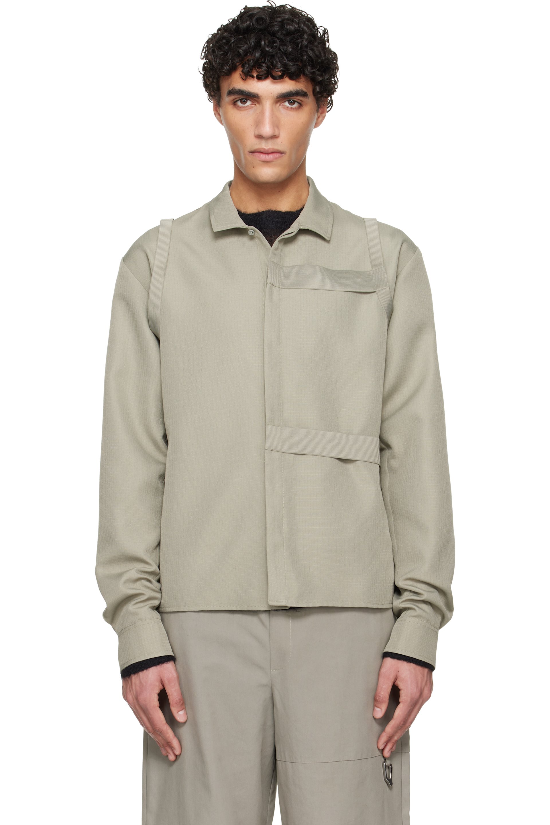 HELIOT EMIL - Green Sinew Shirt