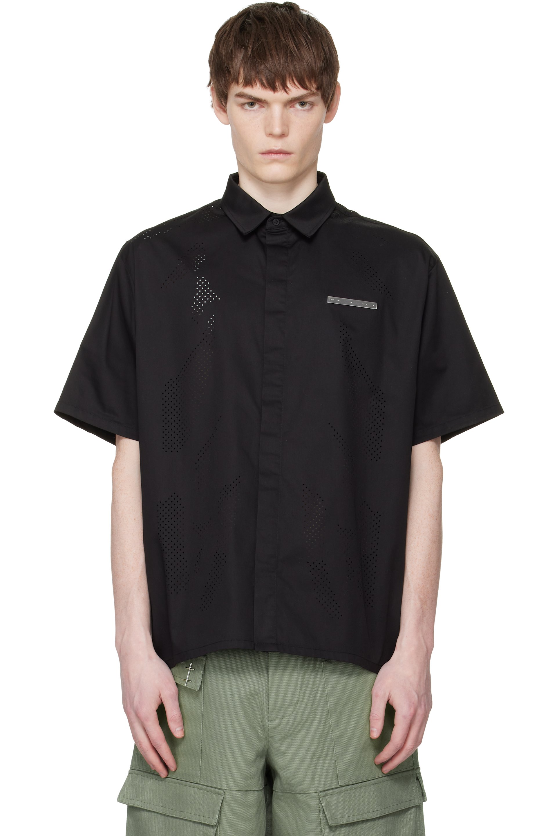 HELIOT EMIL - Black Alsoran S/S Shirt