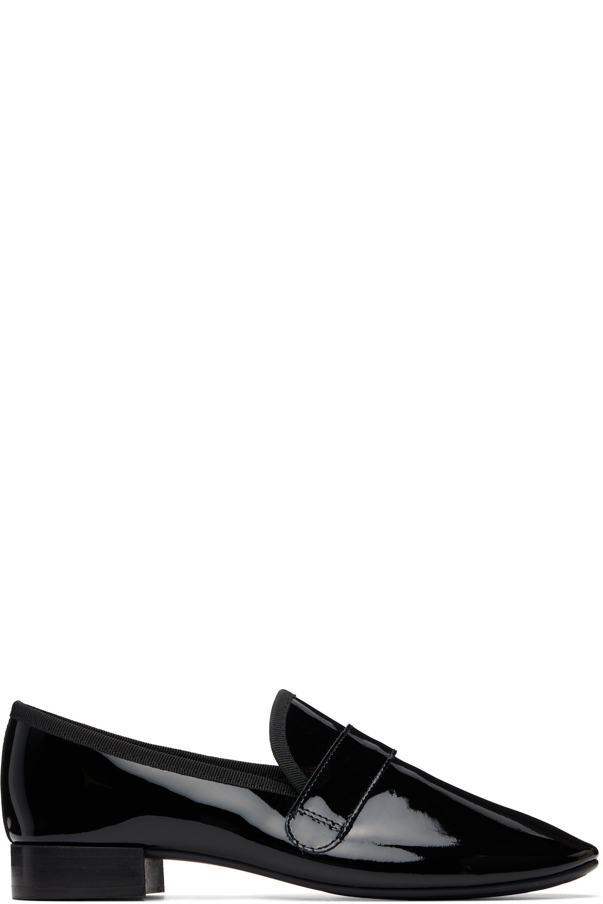 Repetto - 黑色 Michael Rubber Sole 乐福鞋