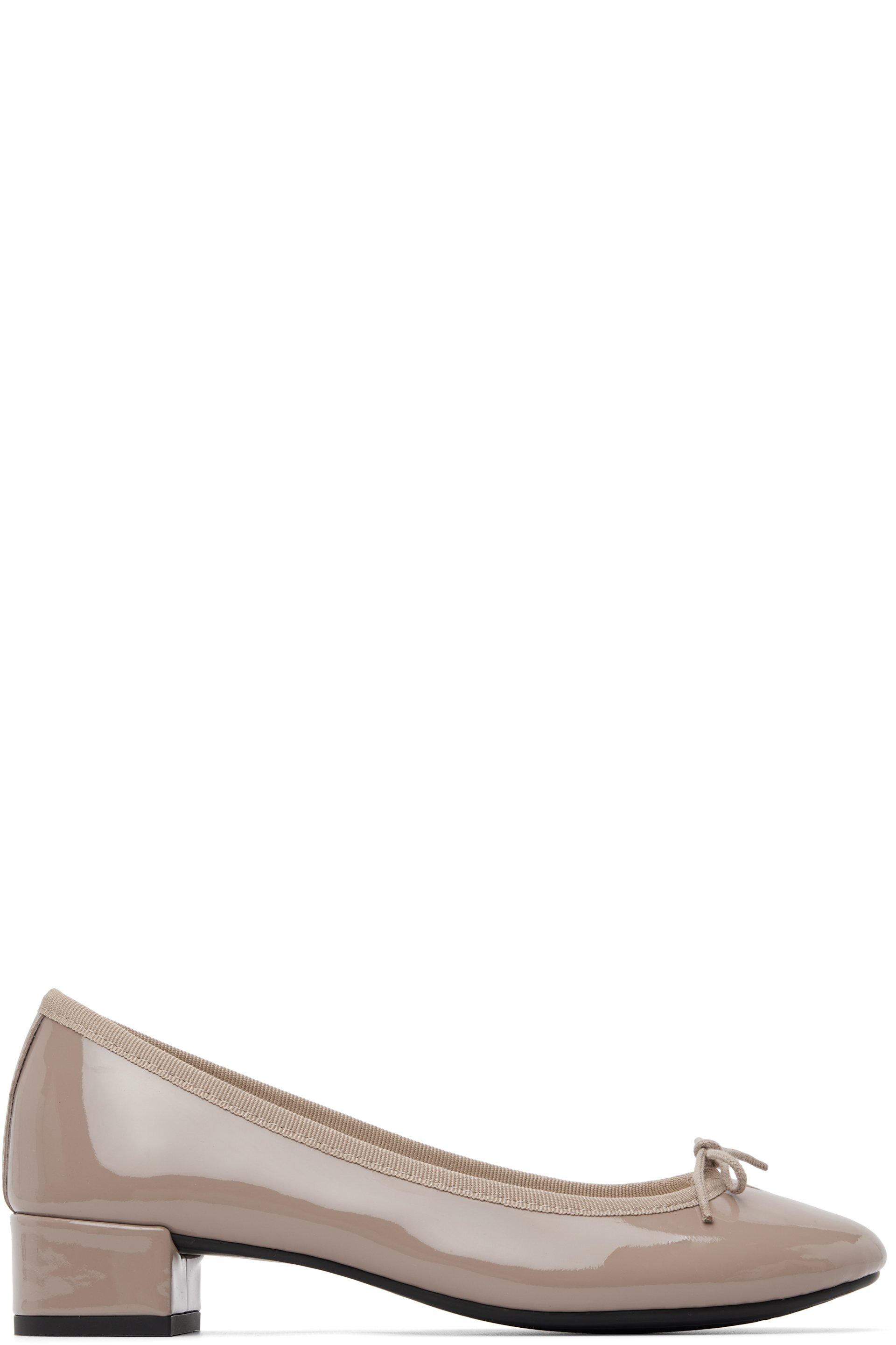 Repetto - Taupe Camille Rubber-Sole Heels