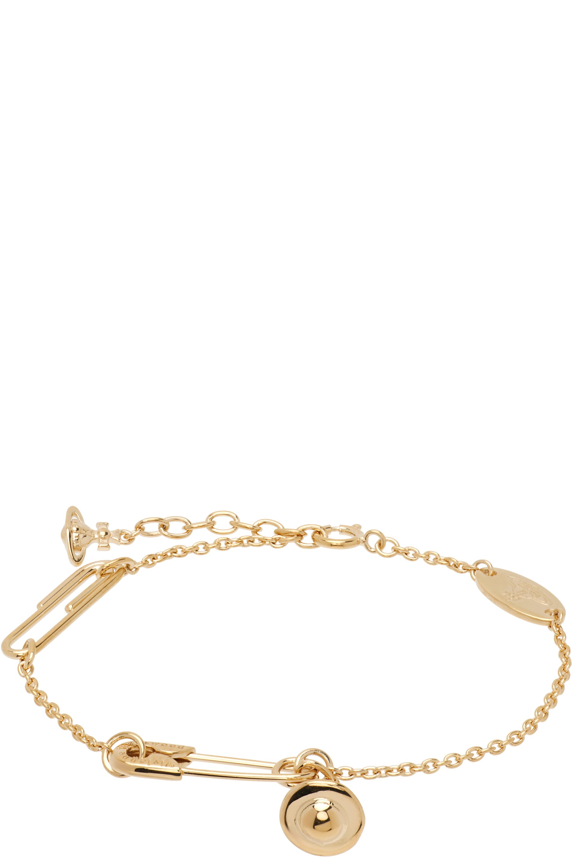 Vivienne Westwood: Safety Pin Bracelet | SSENSE