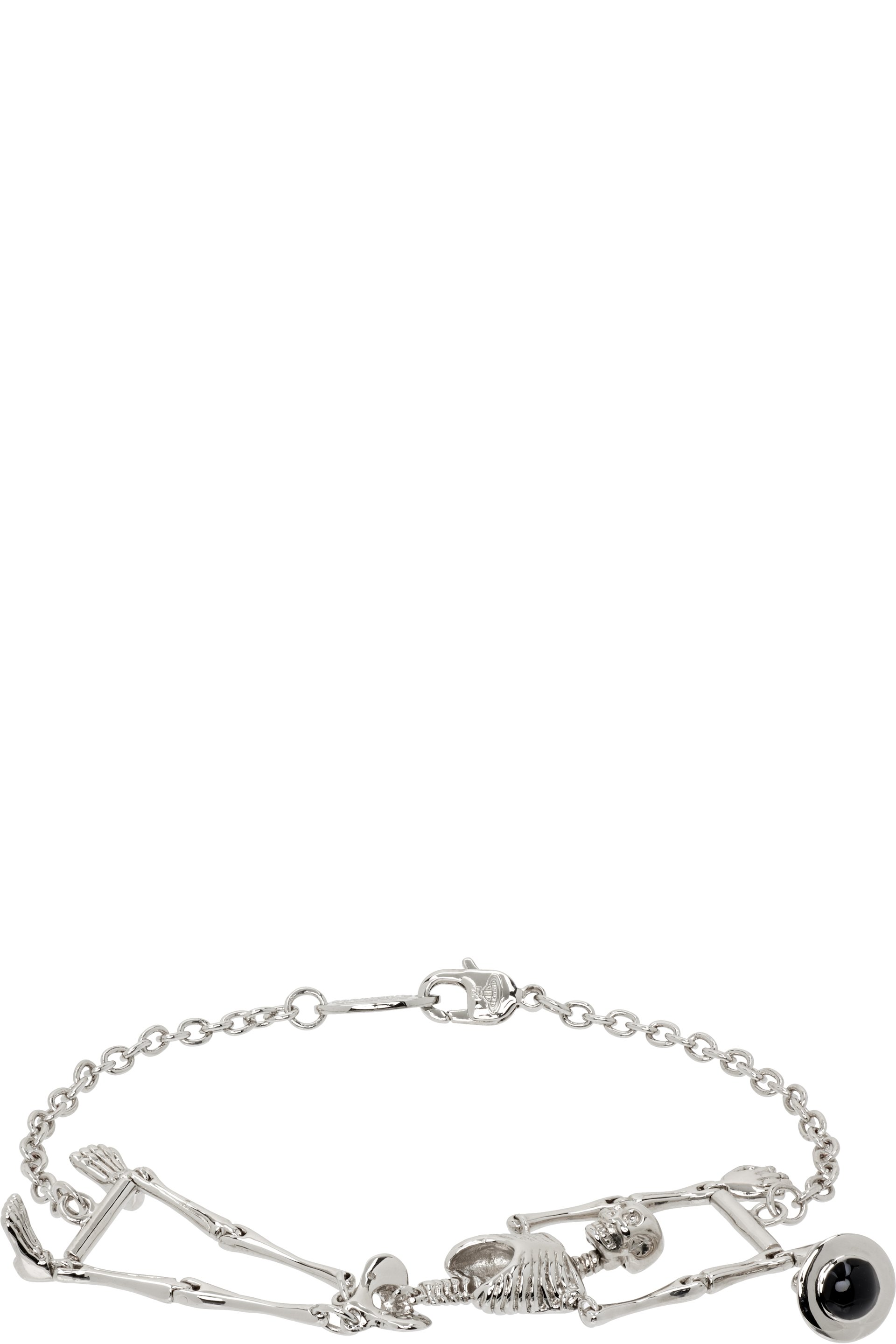 Vivienne Westwood - Bracelet à ornement graphique de squelette