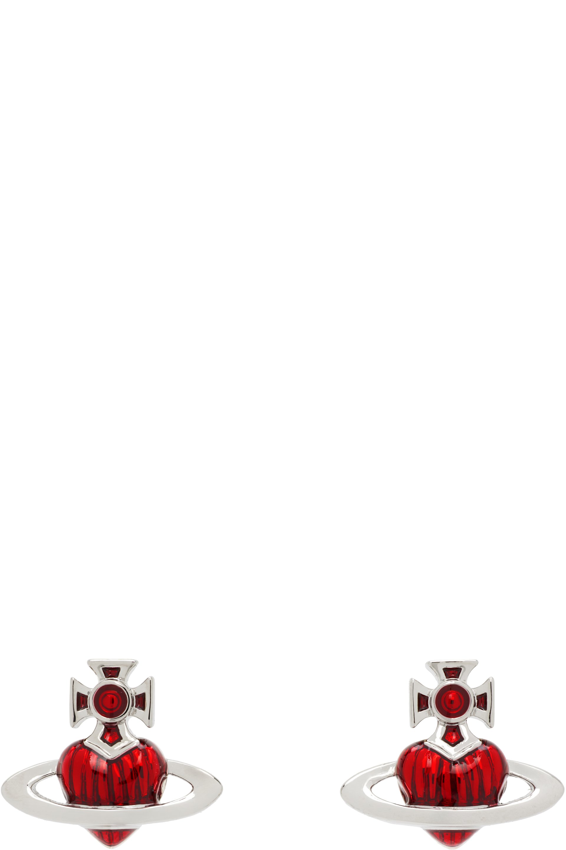 Vivienne Westwood - Boucles d'oreilles en bas-relief Fabianna